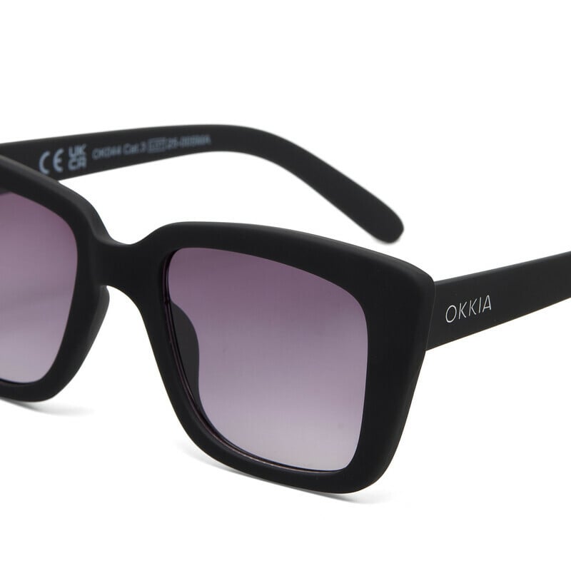 Okkia Elba Unisex Güneş GözlüğüSiyah / Lens : Siyah Gradyan
