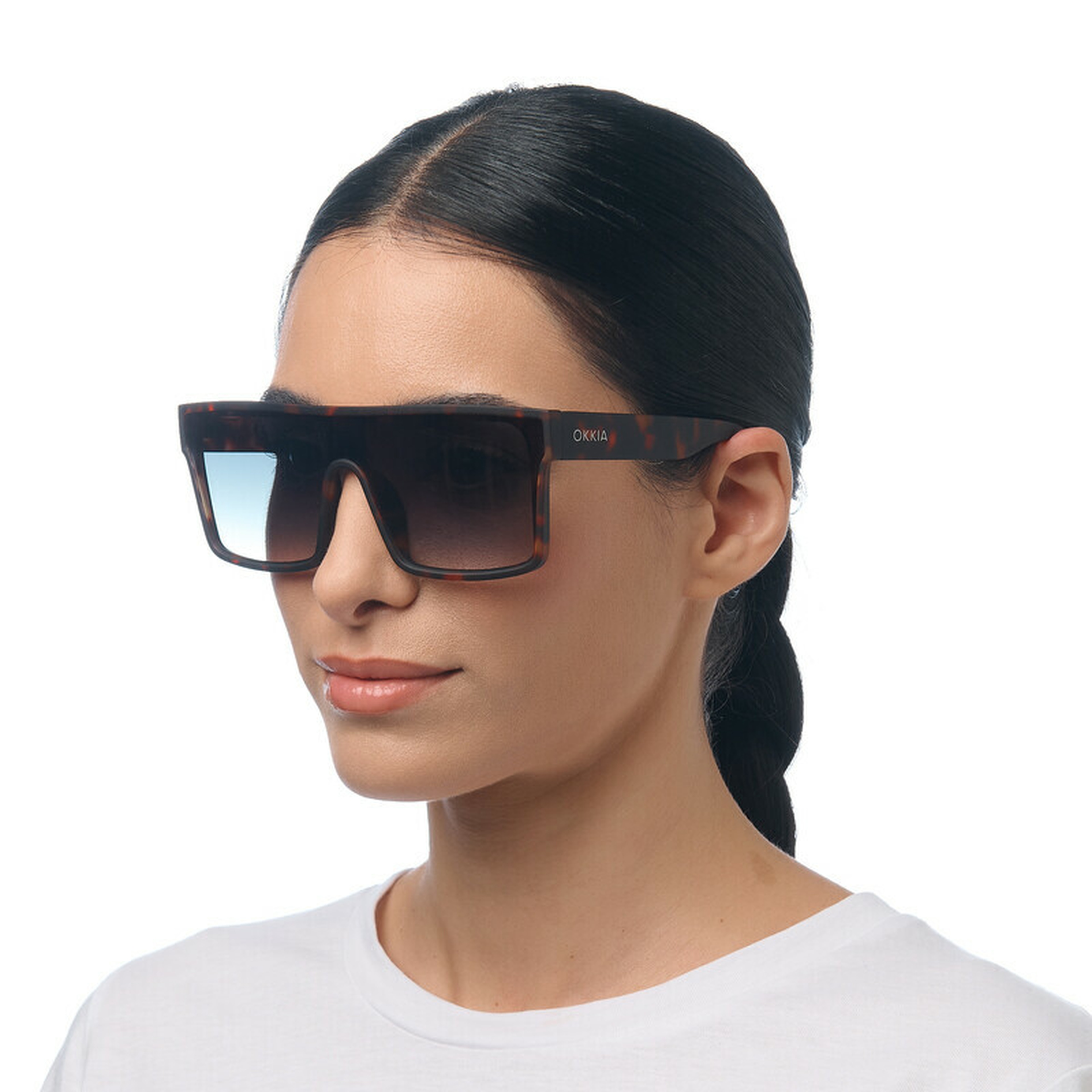 Okkia Tokyo Unisex Güneş GözlüğüHavana / Lens : Yeşil