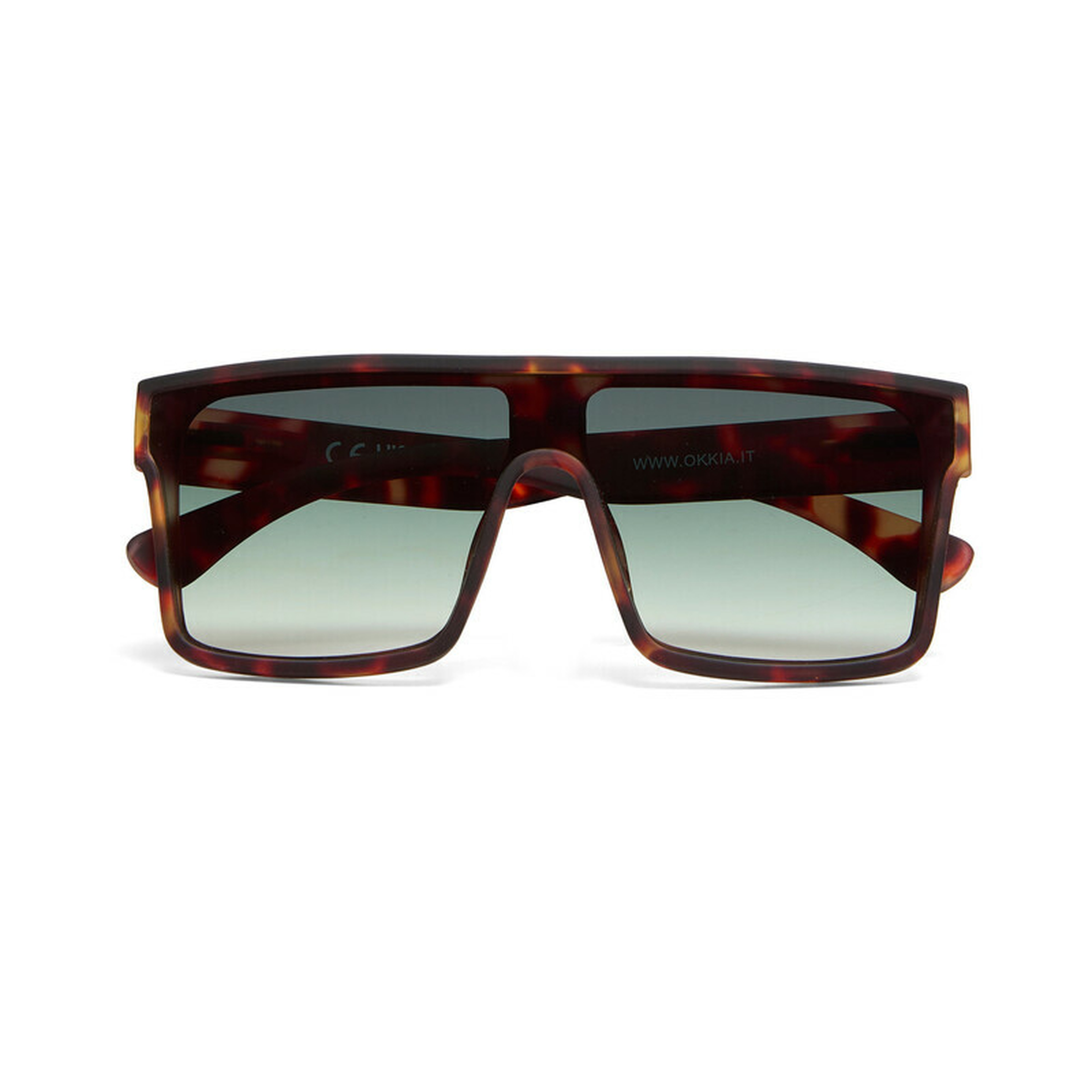 Okkia Tokyo Unisex Güneş GözlüğüHavana / Lens : Yeşil