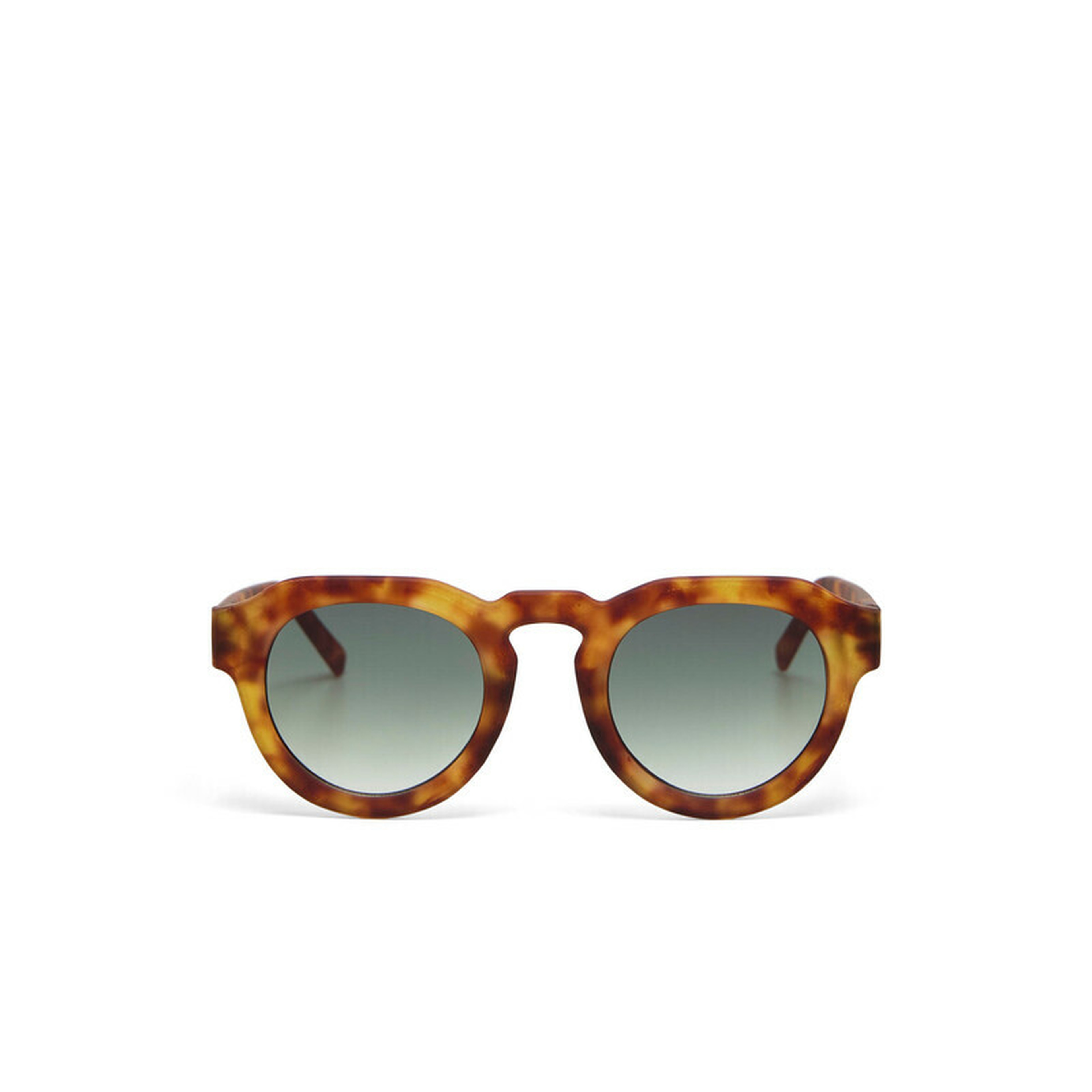 Okkia Zeno Round Unisex Güneş GözlüğüSahara Havana / Lens: Yeşil