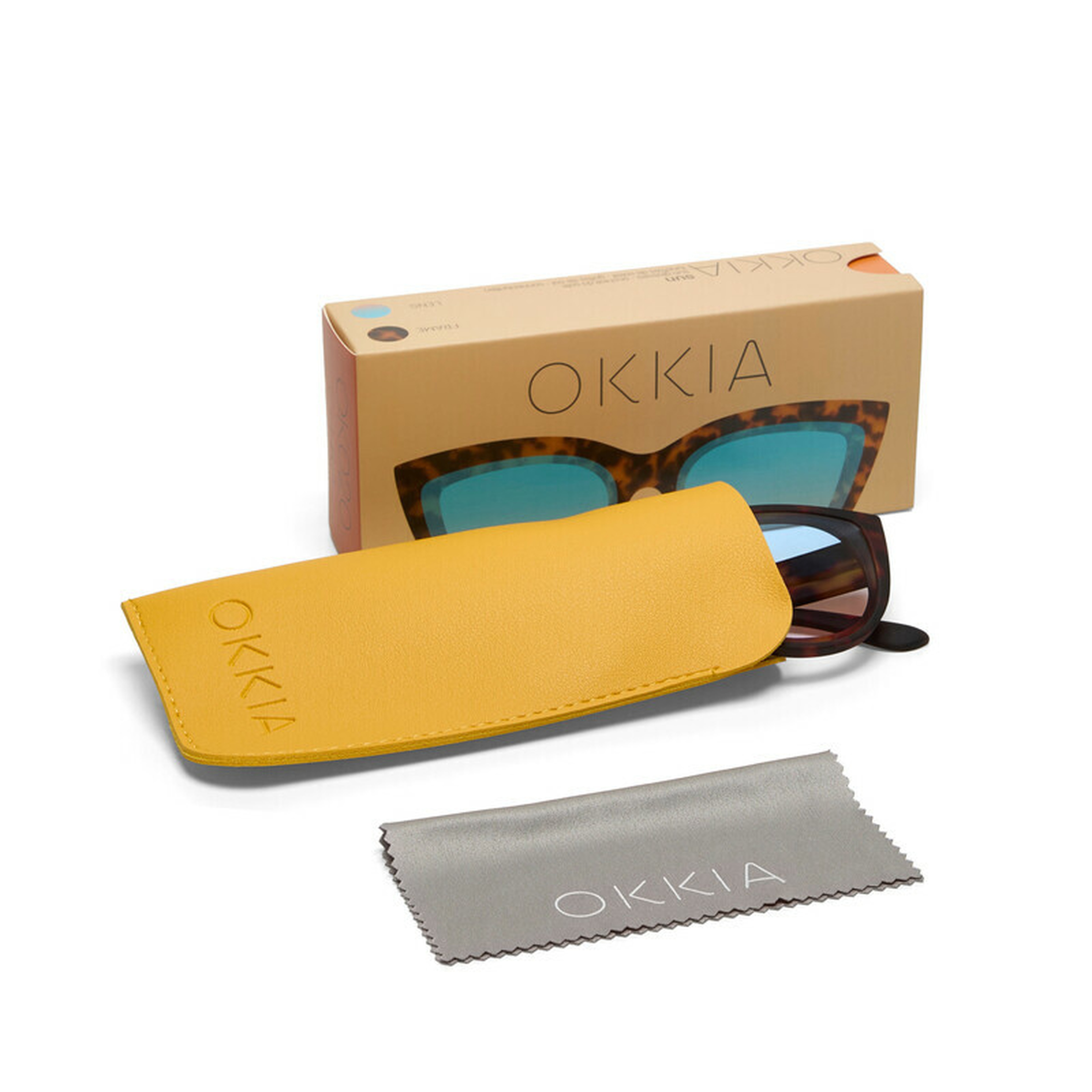 Okkia Silvia Güneş Gözlüğü Havana / Lens: Mavi-Pembe