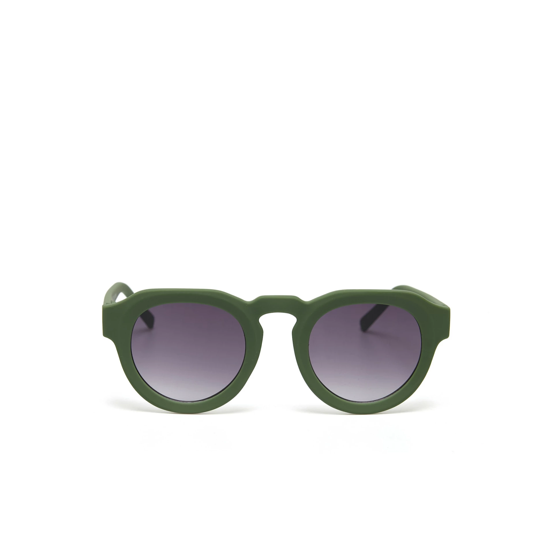 Okkia Zeno Round Unisex Verde Güneş Gözlüğü Siyah Degrade