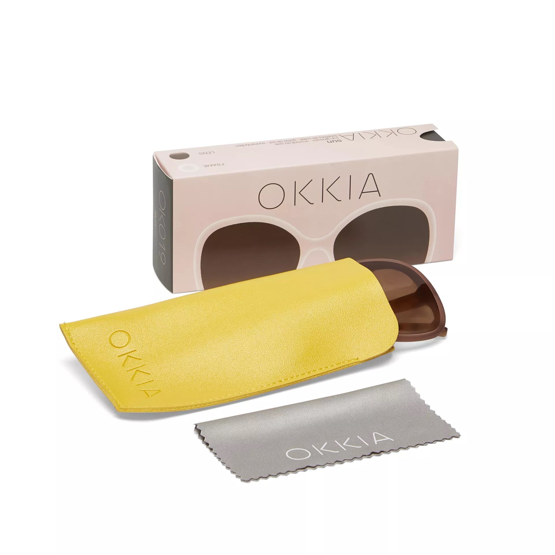 Okkia Anna Butterfly Güneş Gözlüğü Havana Pembesi