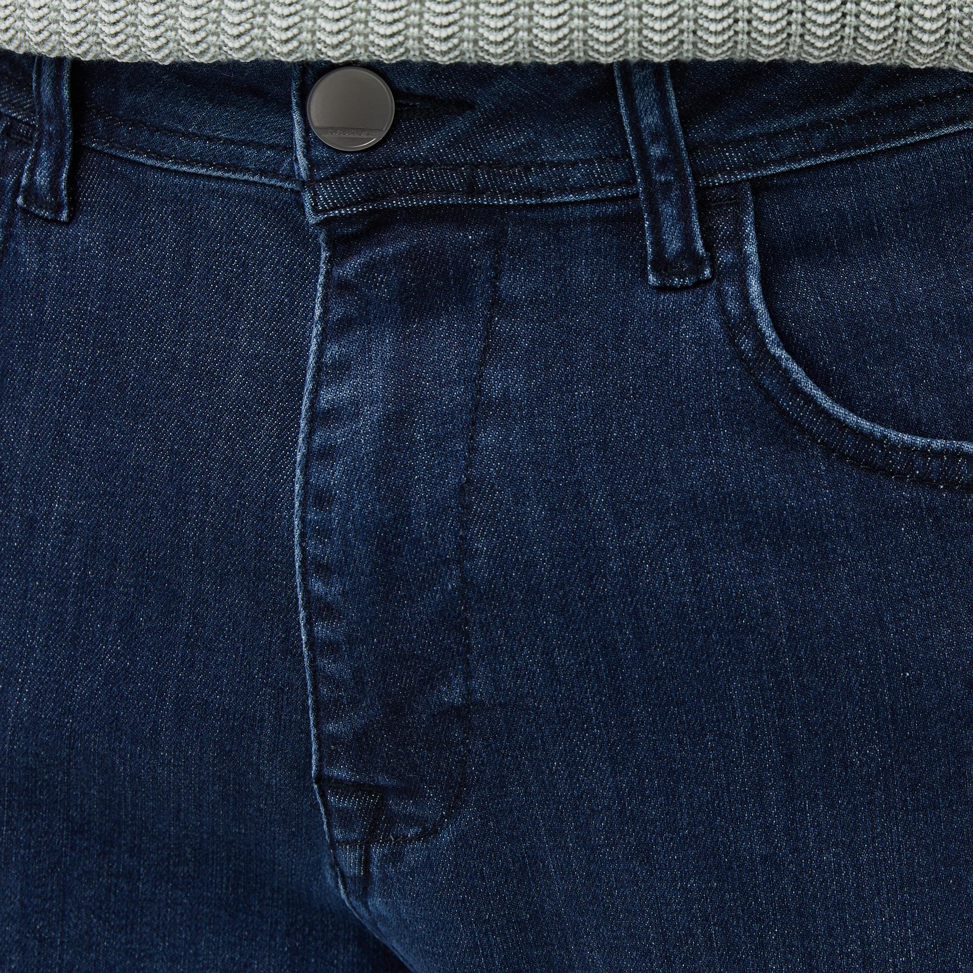 Nautica Erkek Mavi Slim Fit Denim Pantolon