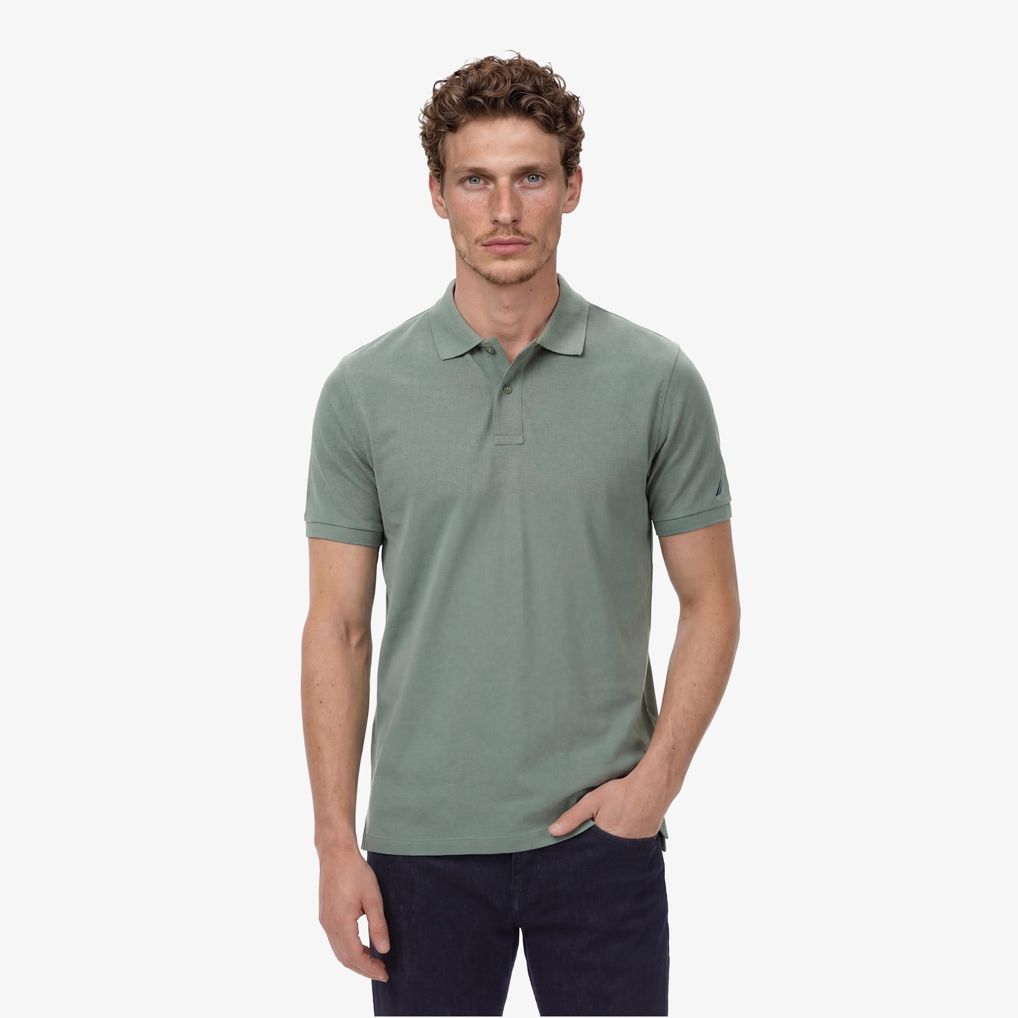 Nautica Erkek Yeşil Regular Fit Polo Yaka T-Shirt
