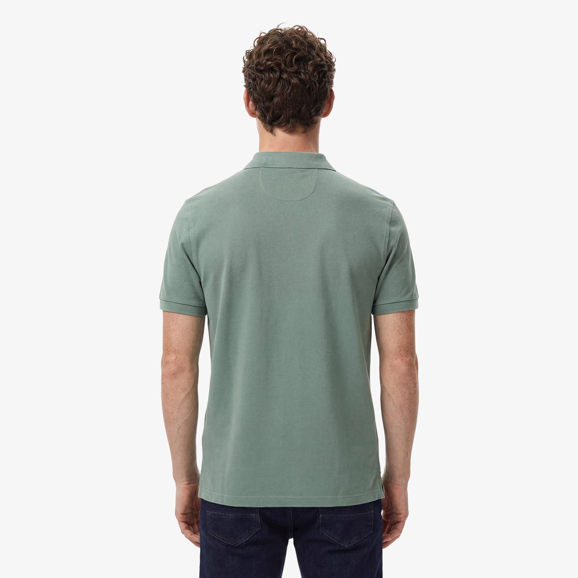 Nautica Erkek Yeşil Regular Fit Polo Yaka T-Shirt