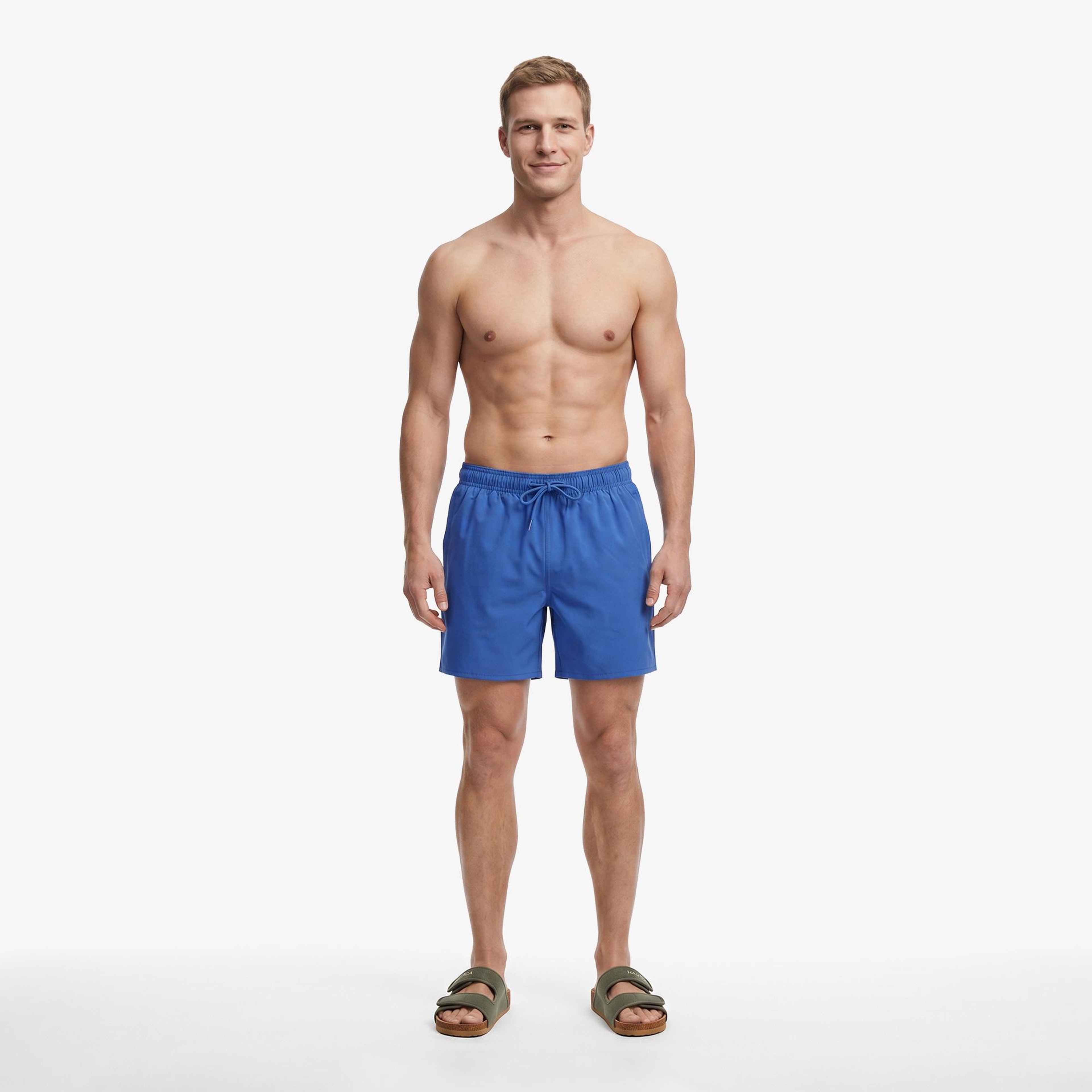 Nautica Erkek Mavi Regular Fit Deniz Şortu