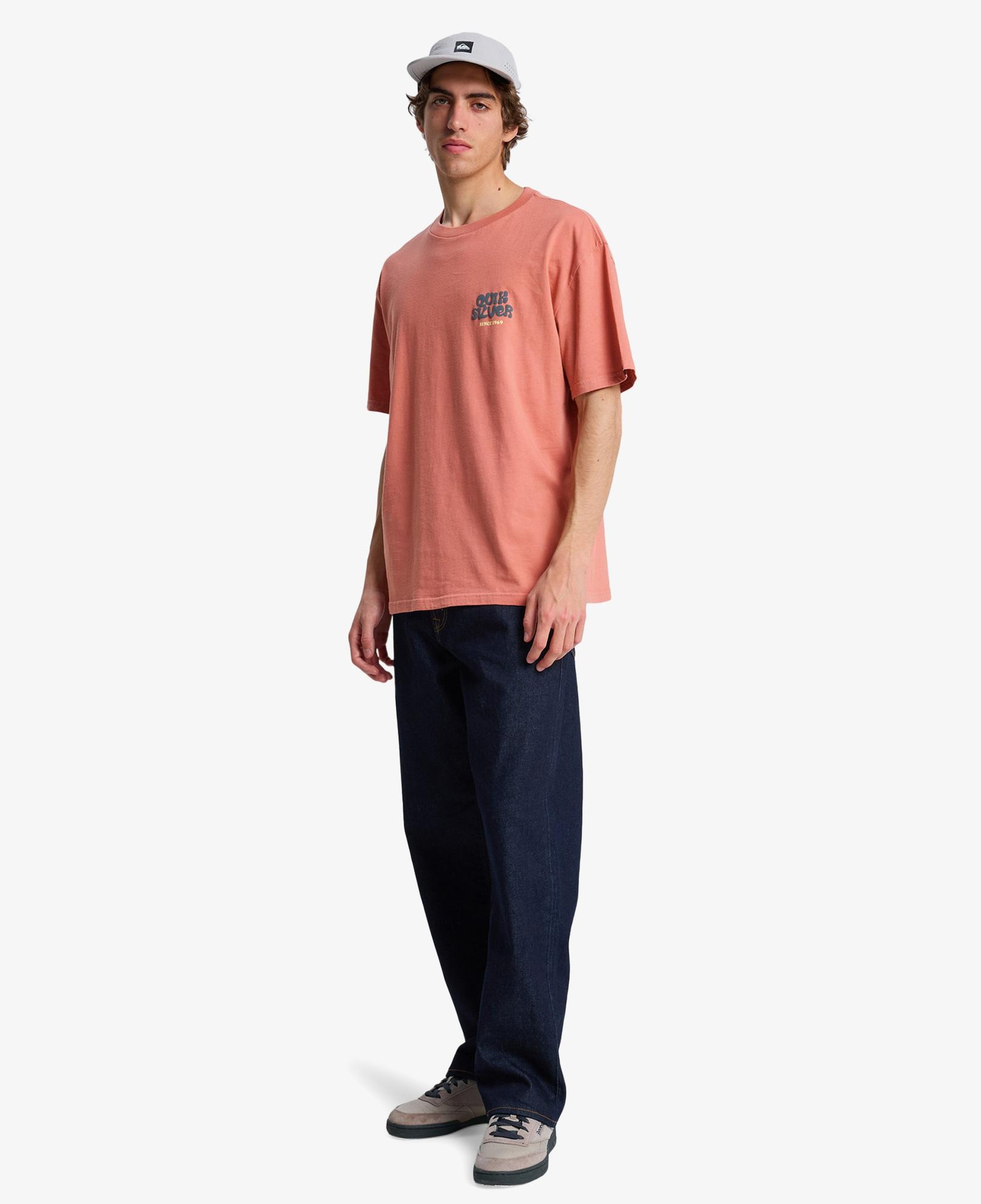 Quiksilver Fruits Tide Erkek Pembe T-Shirt