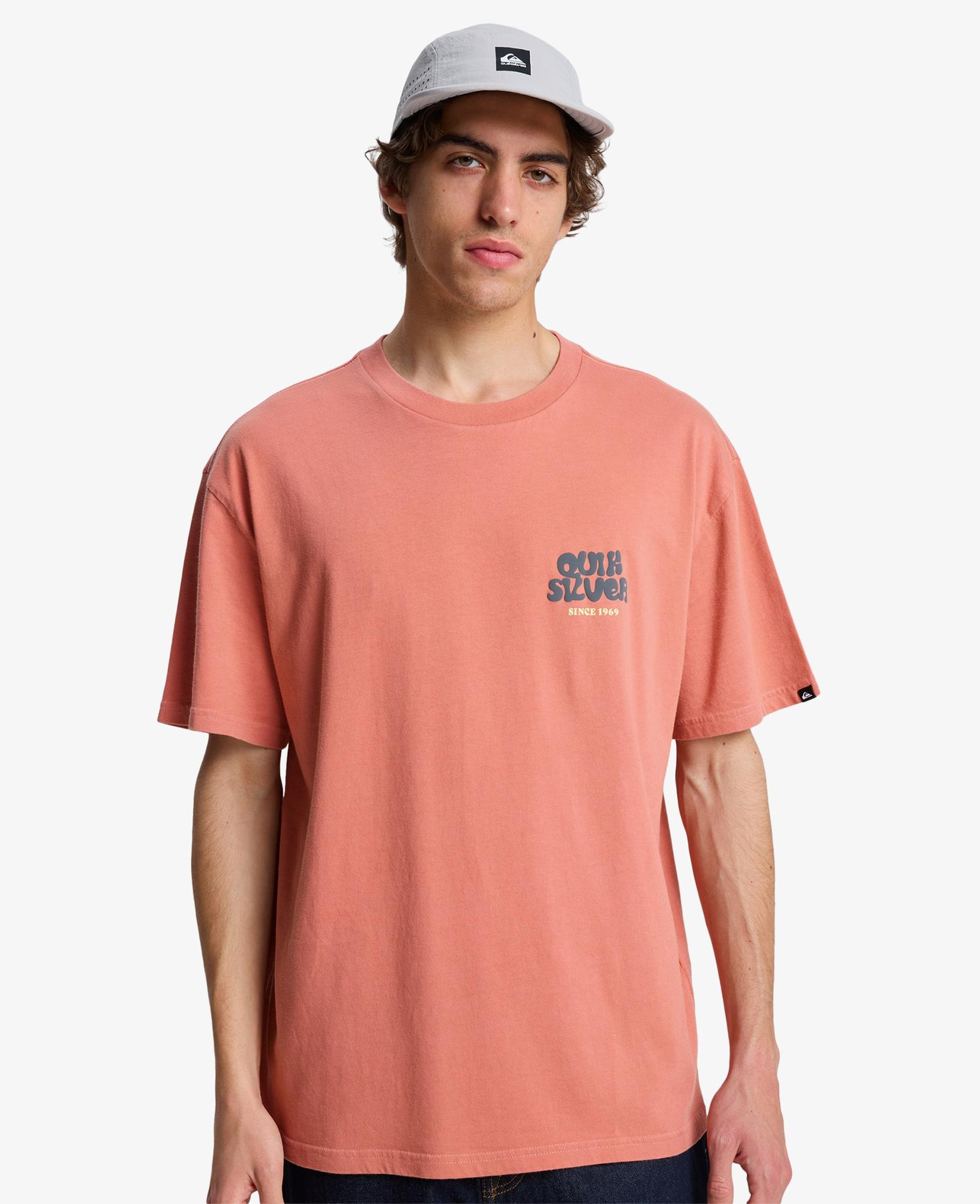 Quiksilver Fruits Tide Erkek Pembe T-Shirt