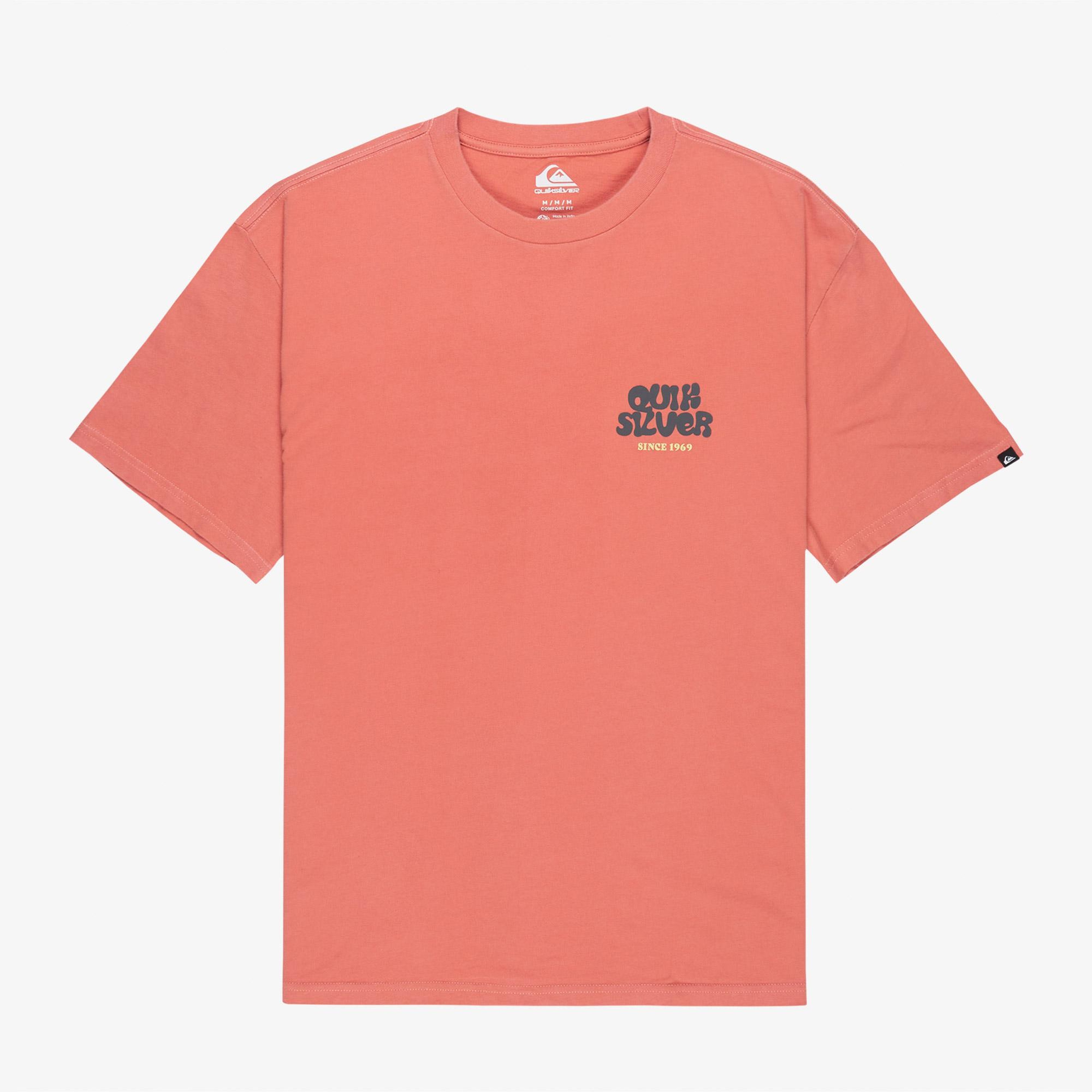 Quiksilver Fruits Tide Erkek Pembe T-Shirt