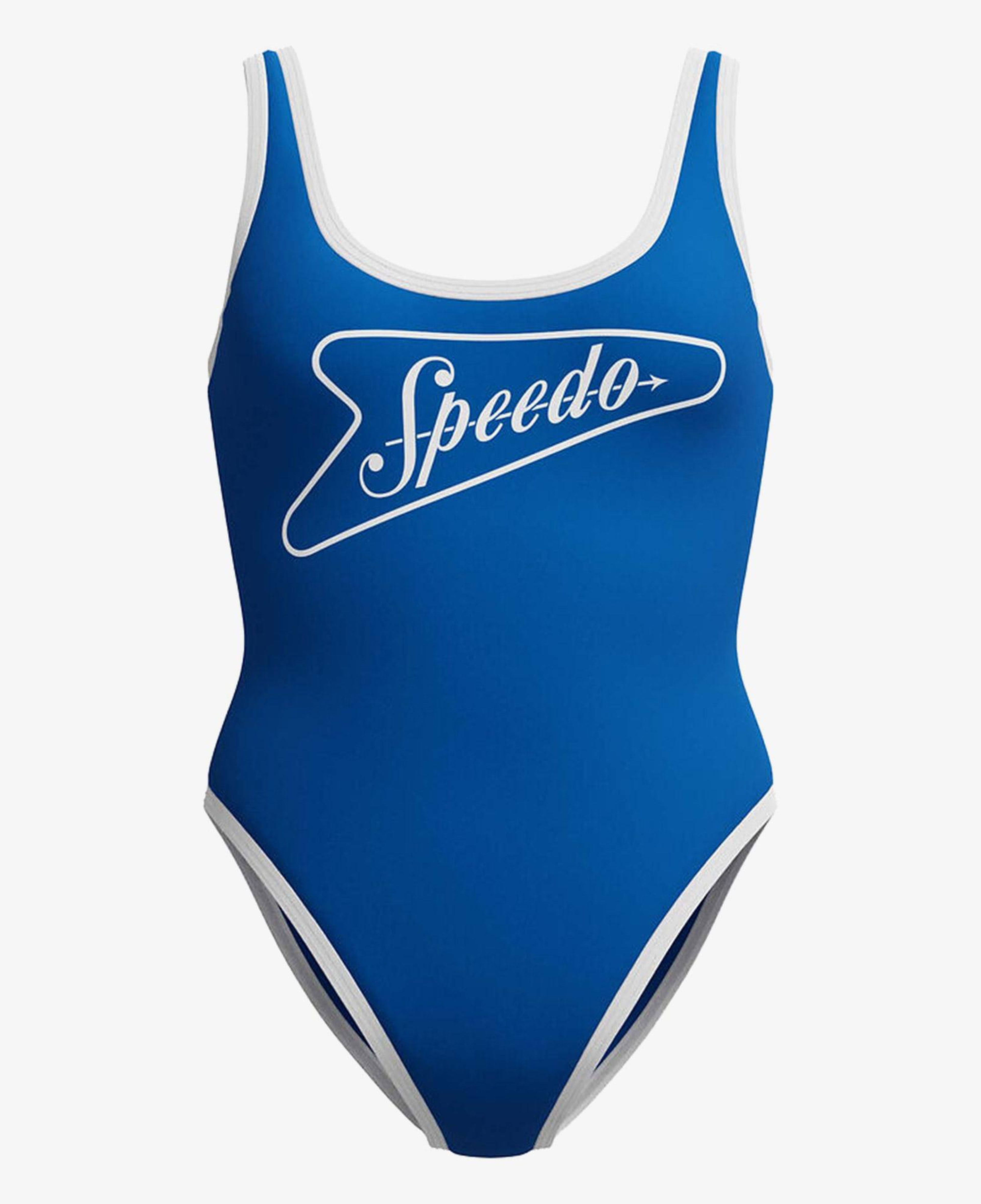 Speedo Solid Bound Kadın Mavi Mayo