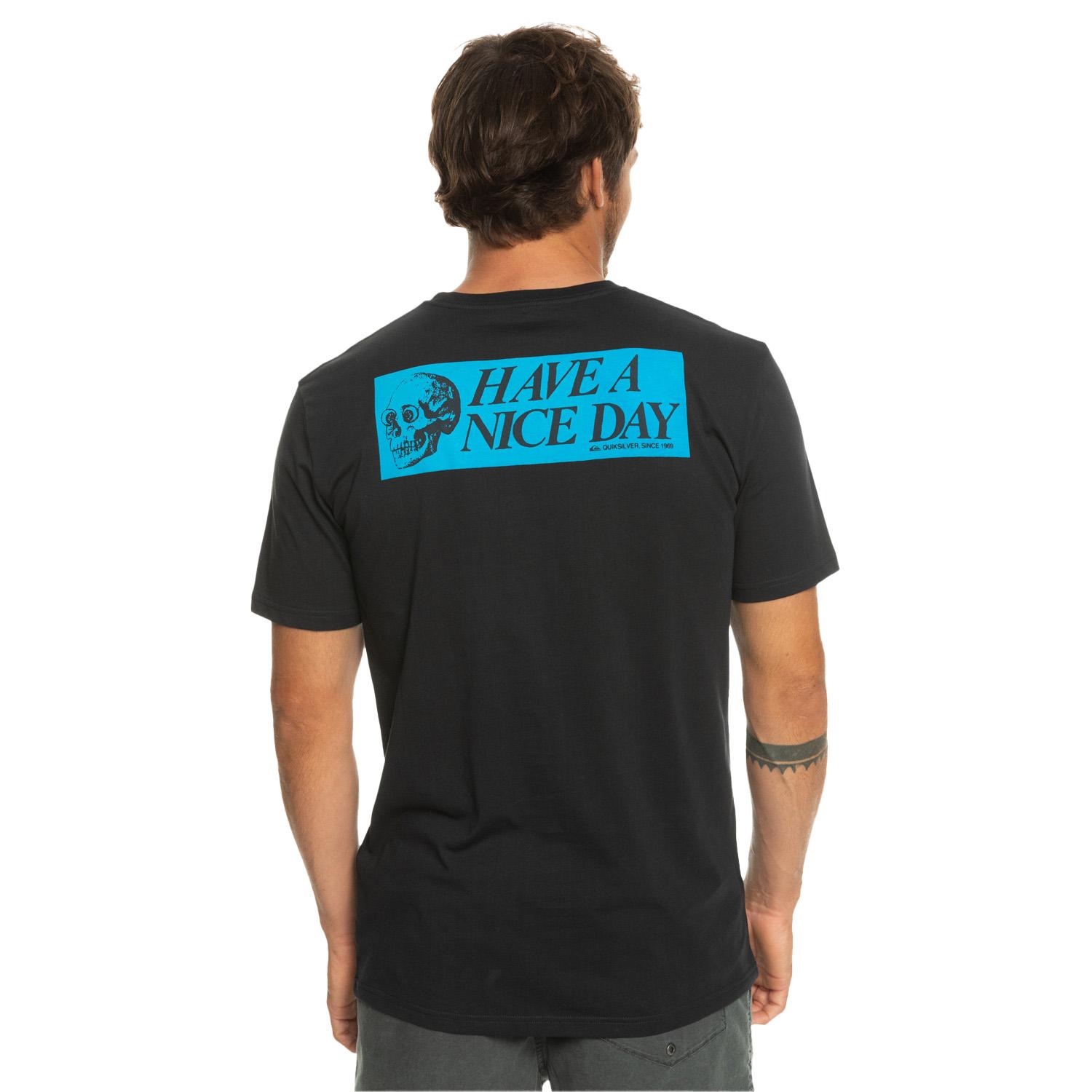 Quiksilver Nicedays Erkek Siyah Tişört
