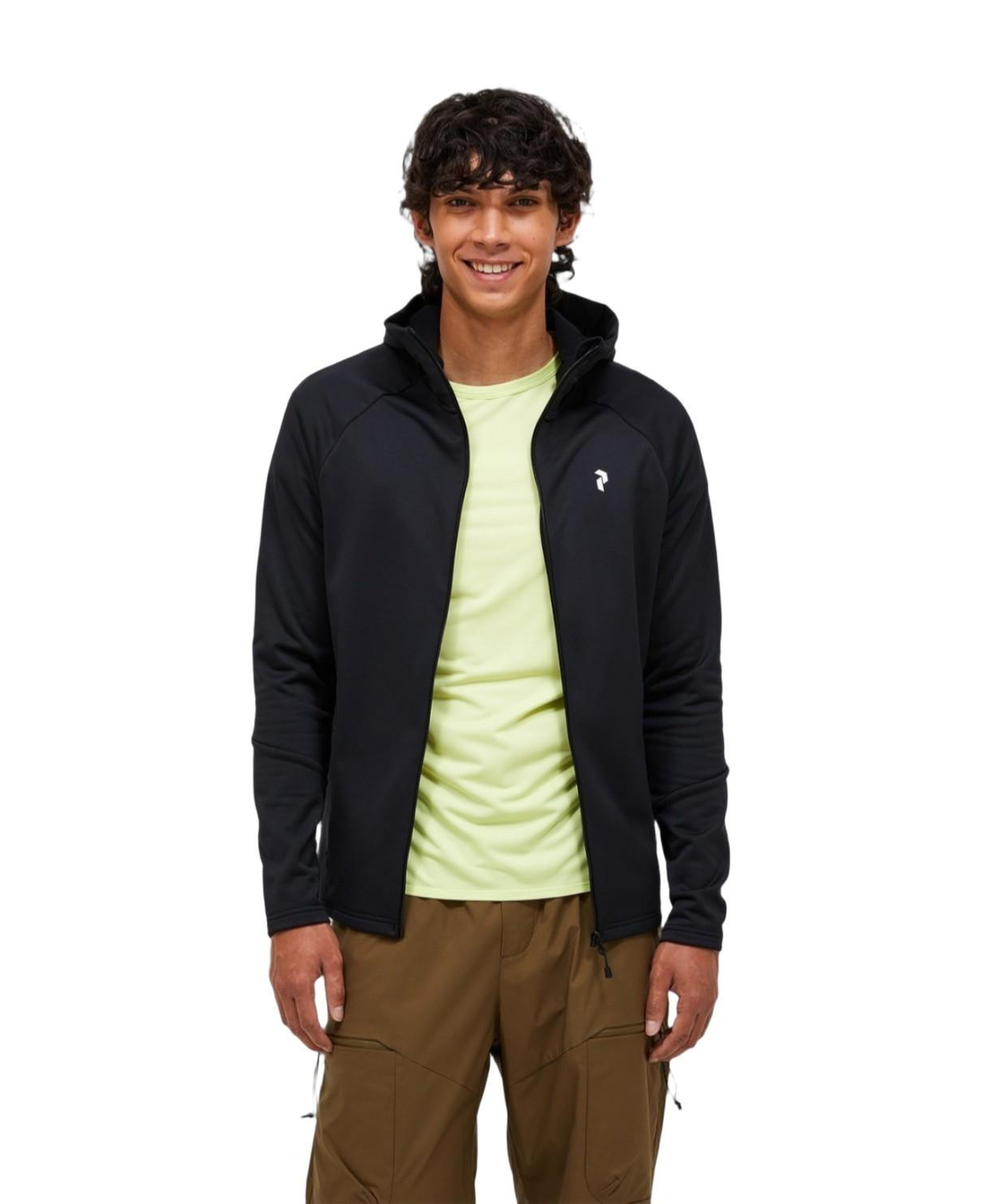Peak Performance Rider Essentials Zip Hood Erkek Siyah Fleece