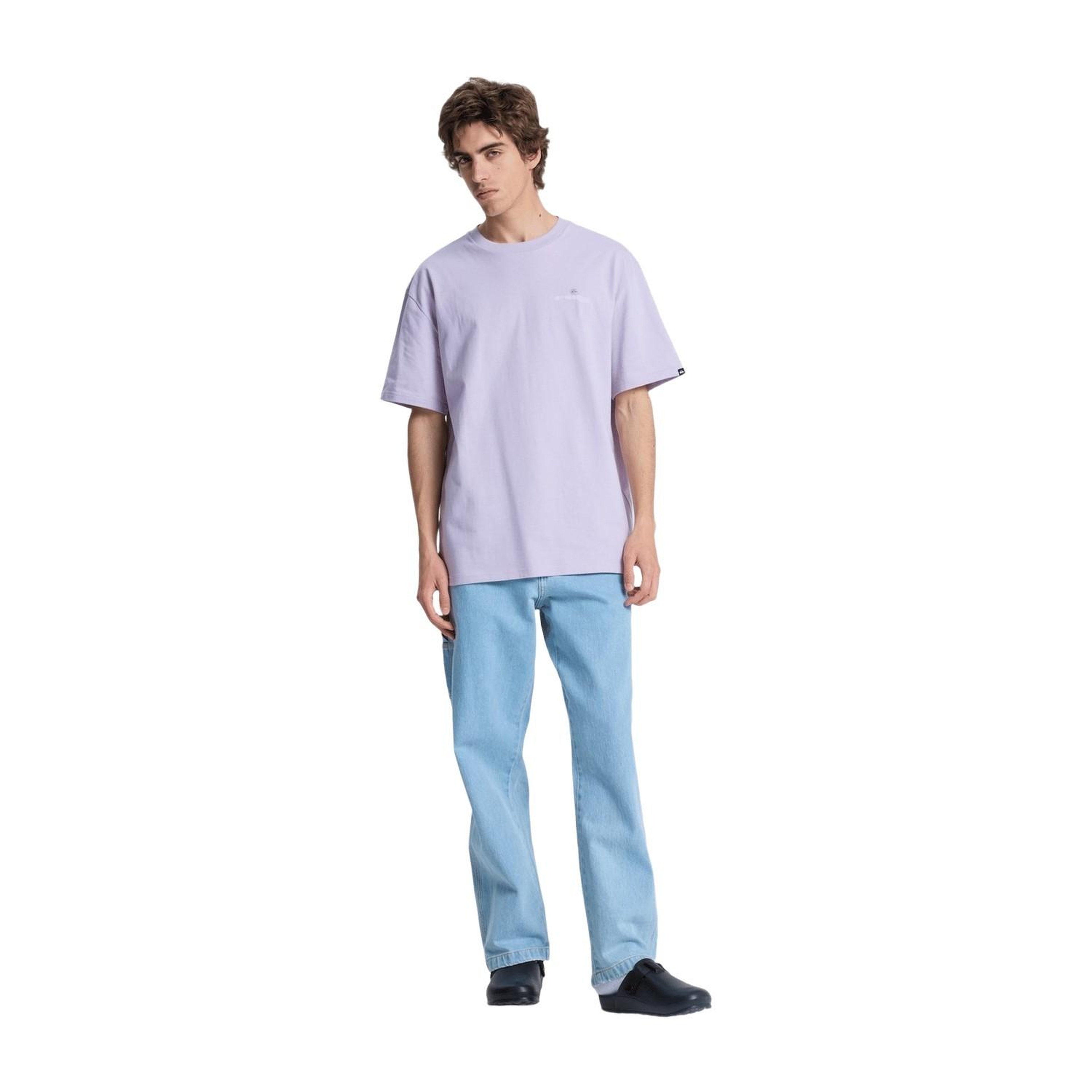 Quiksilver Upside Do Erkek Mor Tişört