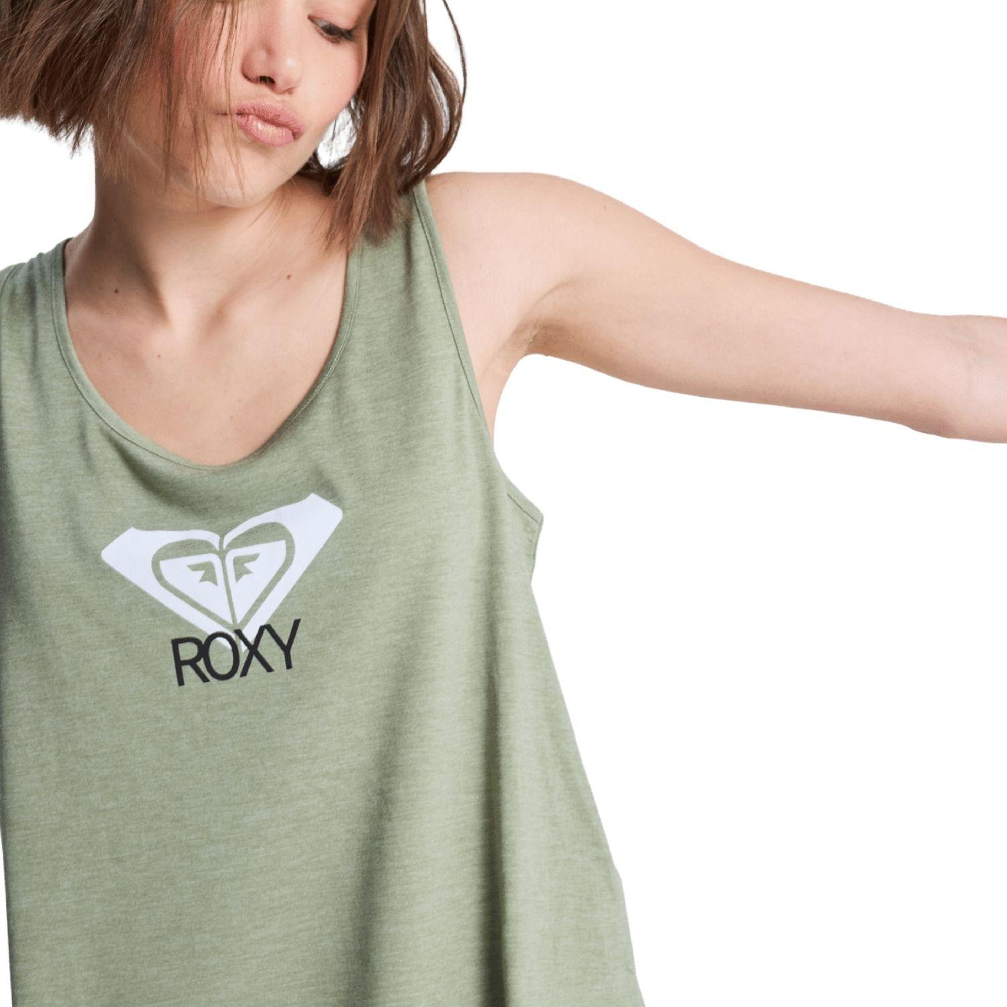 Roxy Surfclassic Tan Kadın Yeşil Tişört