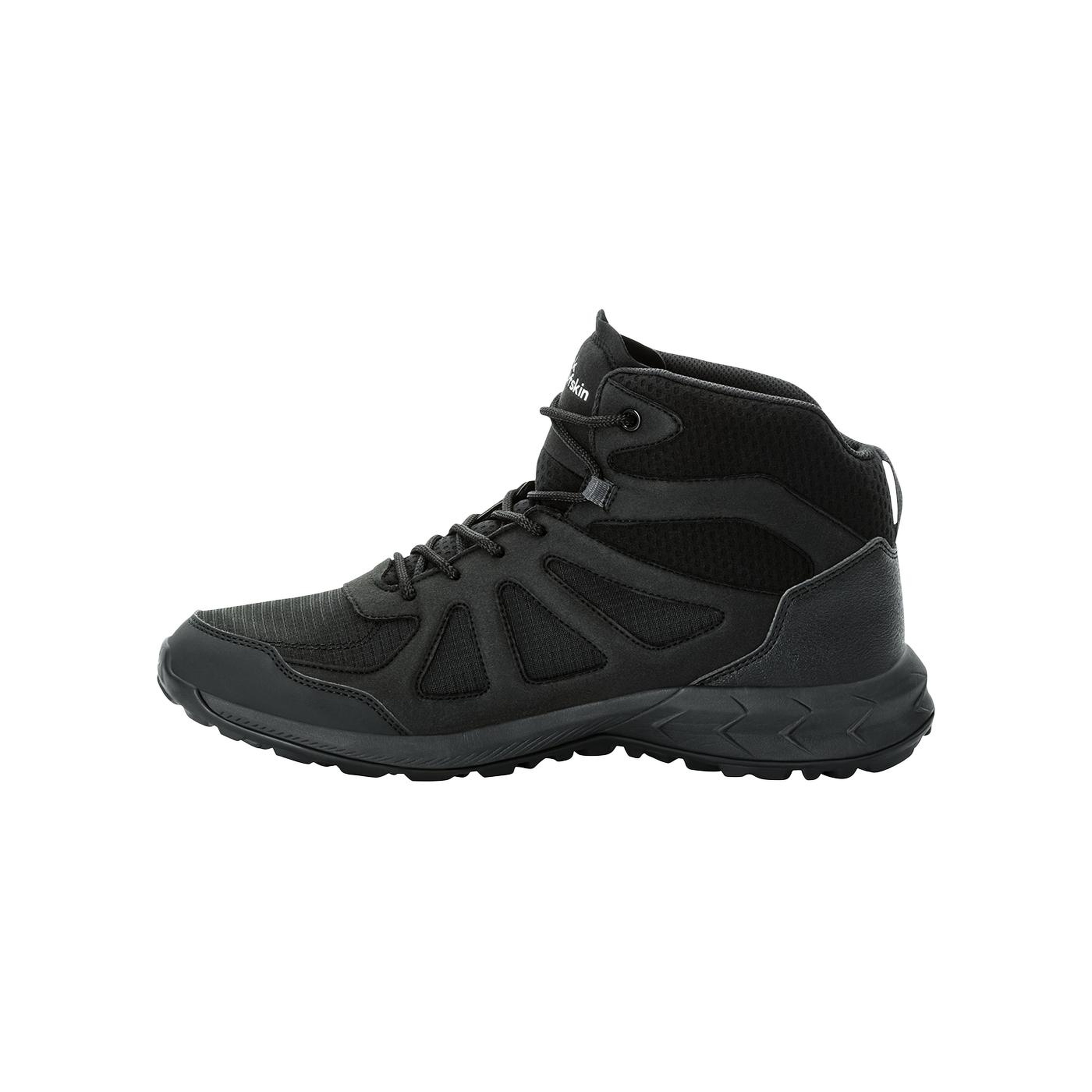 Jack Wolfskin Woodland 2 Texapore Mid Erkek Siyah Bot
