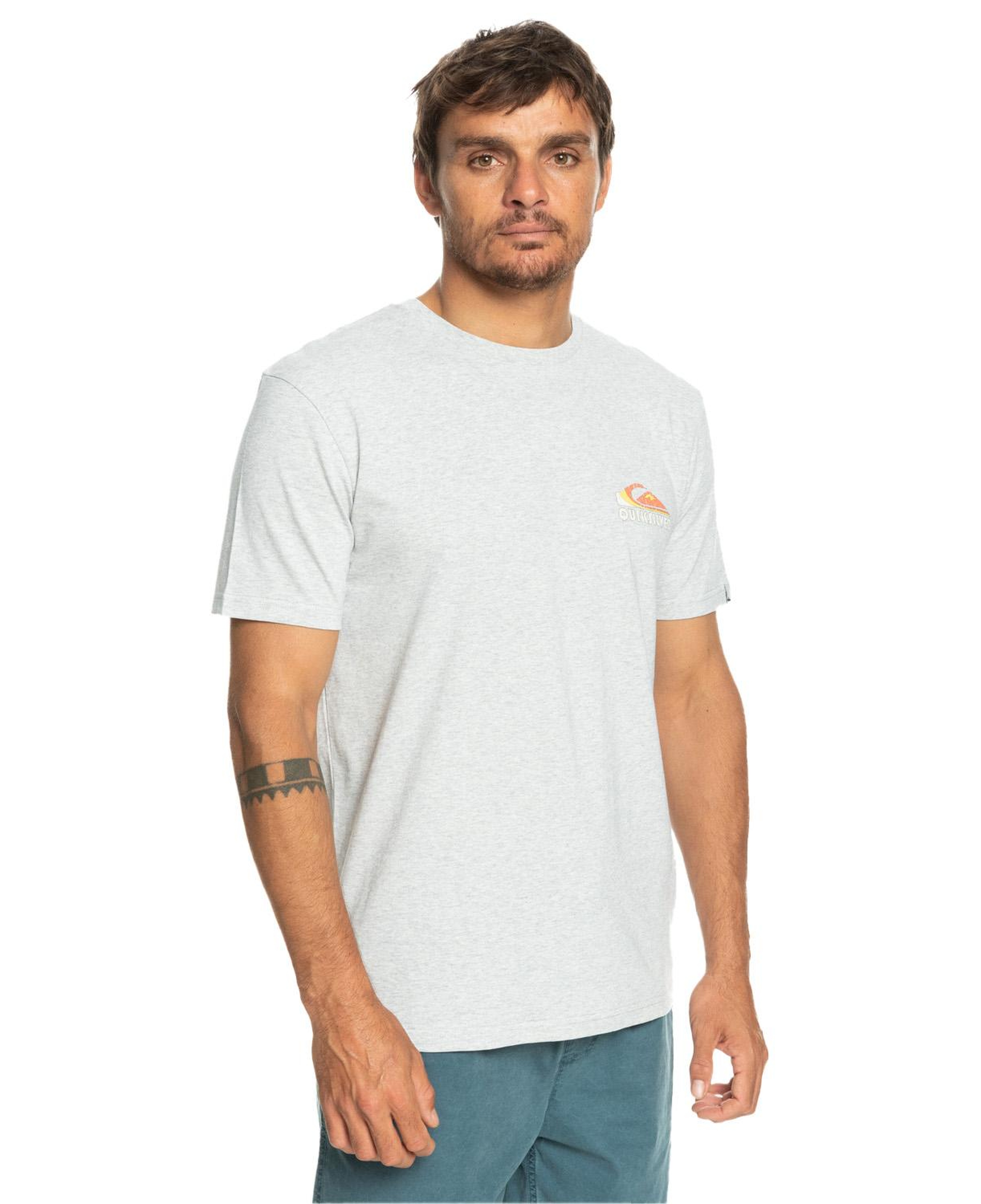 Quiksilver Sunburntdays Erkek Gri Tişört