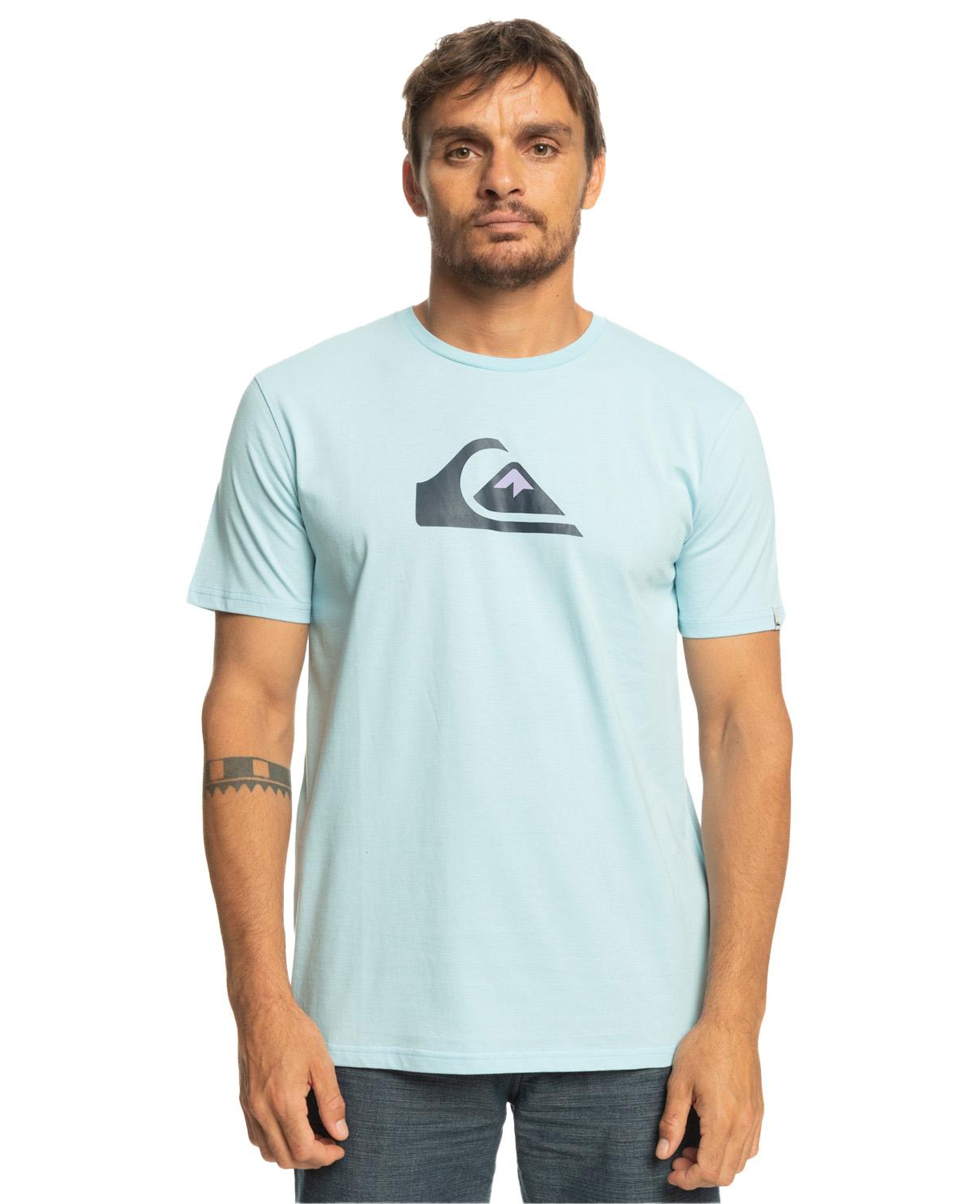 Quiksilver Complogo Erkek Mavi Tişört
