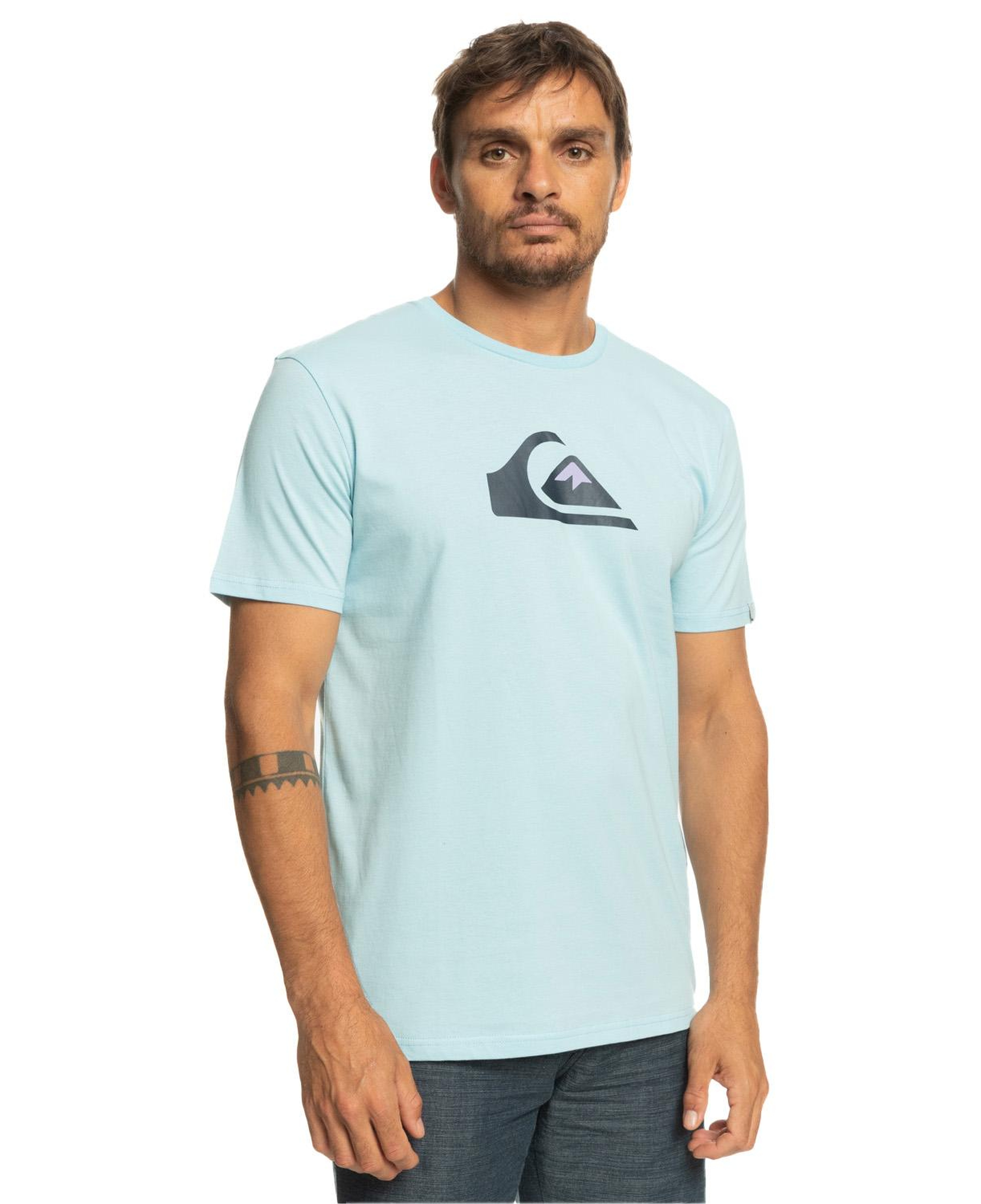 Quiksilver Complogo Erkek Mavi Tişört