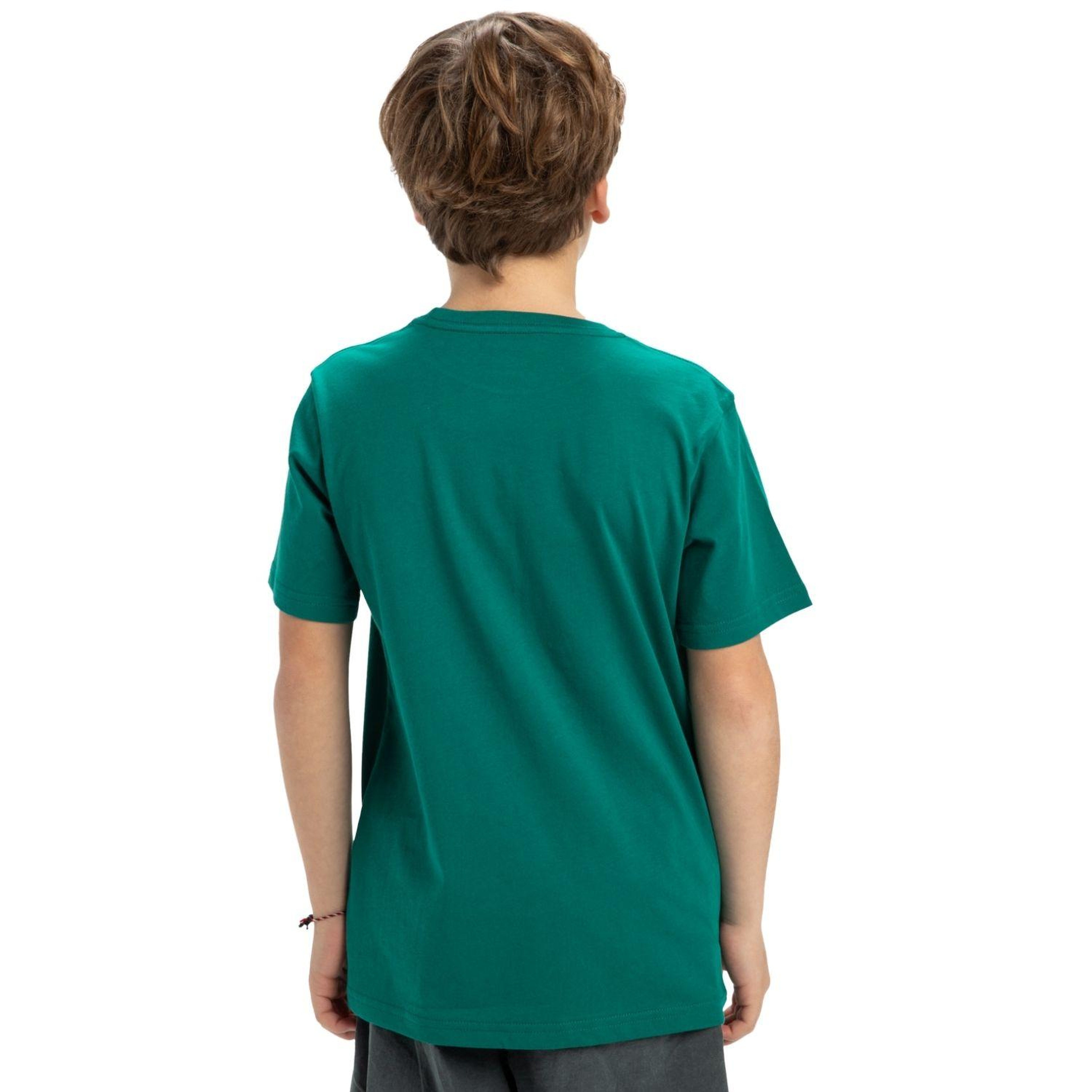 Quiksilver Ev Skull Feast Erkek Çocuk Yeşil Tişört