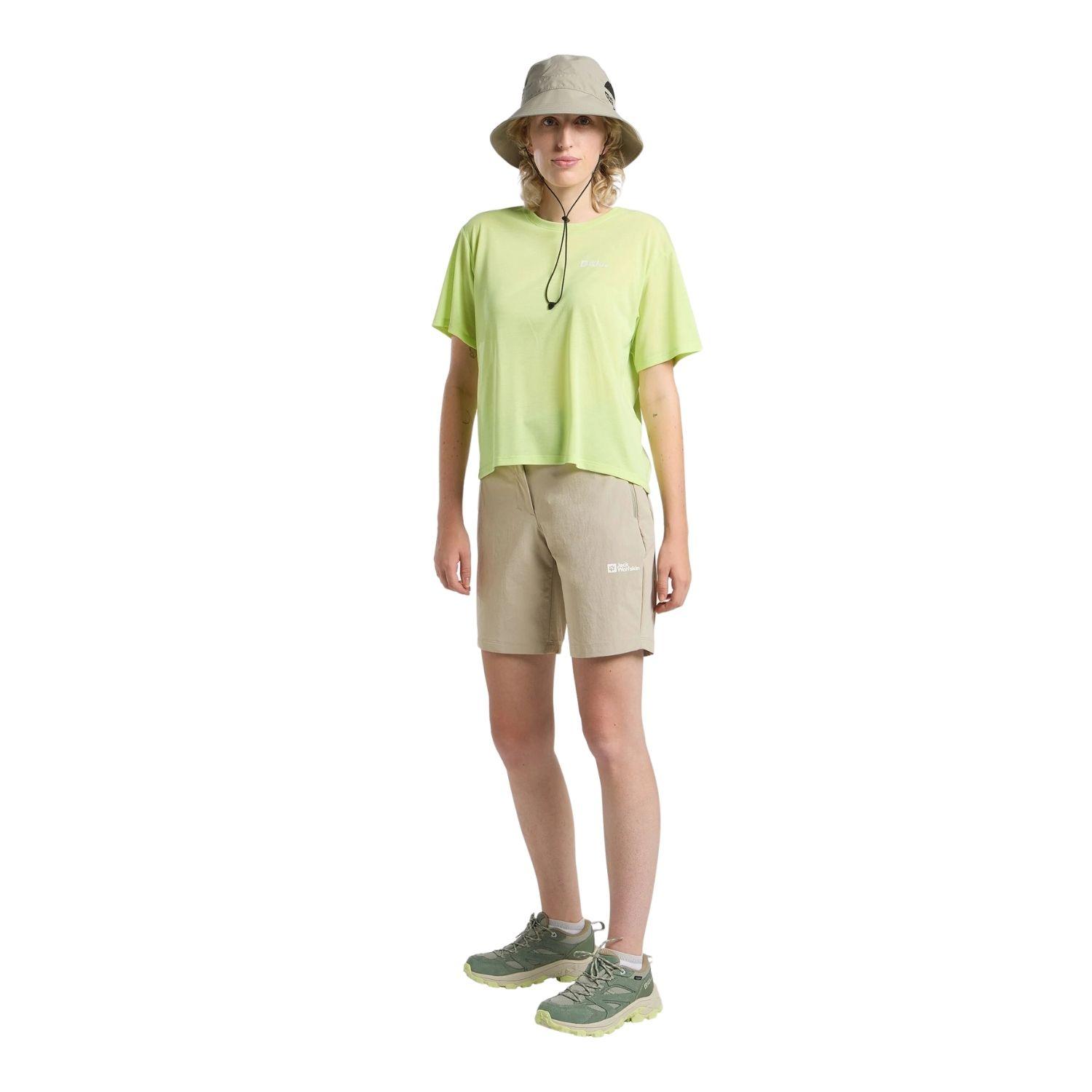 Jack Wolfskin VonAksesuar Crop Kadın Tişört