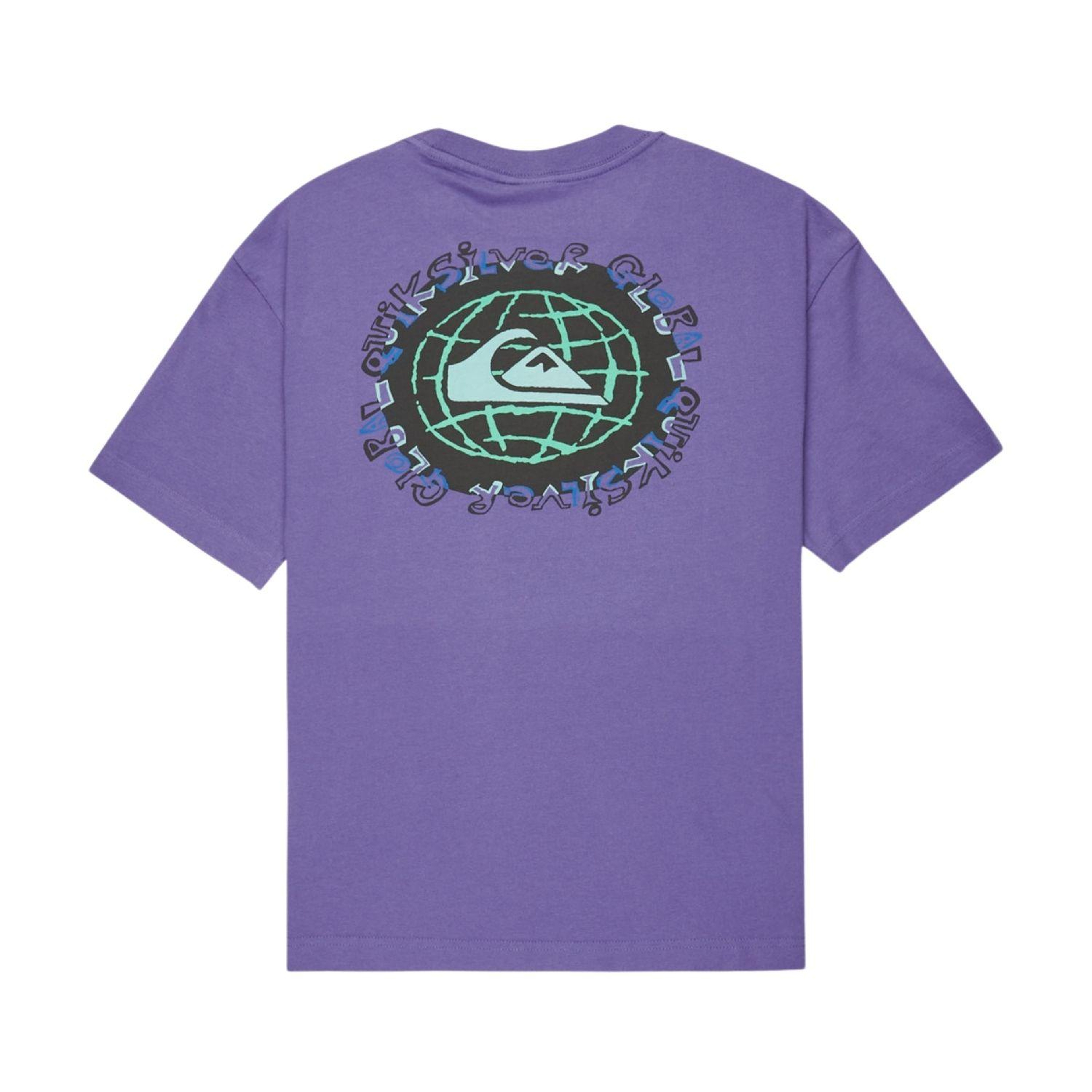 Quiksilver Gh Qs Global Heat Yth Erkek Çocuk Mor Tişört