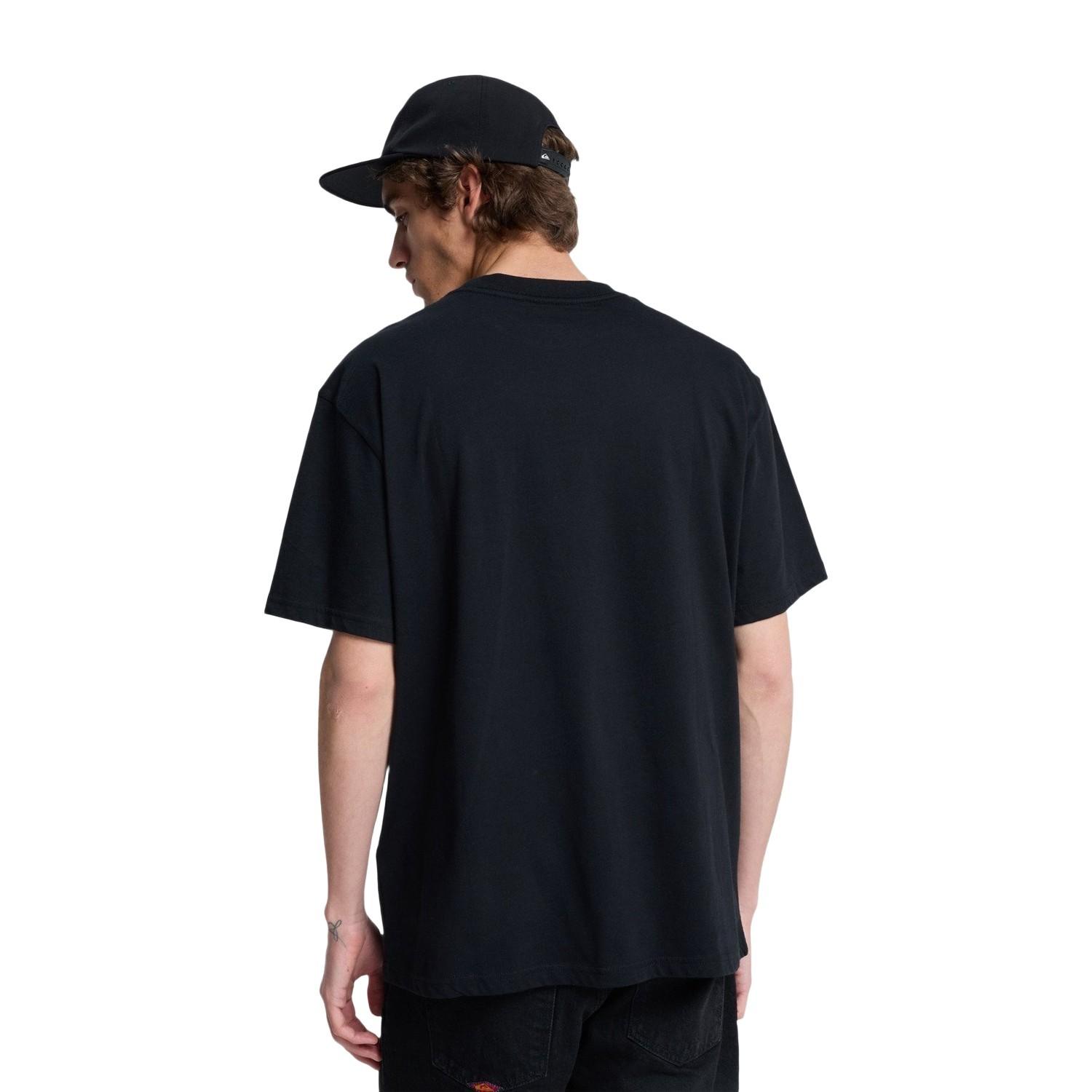 Quiksilver Salt Water Pock Erkek Siyah Tişört