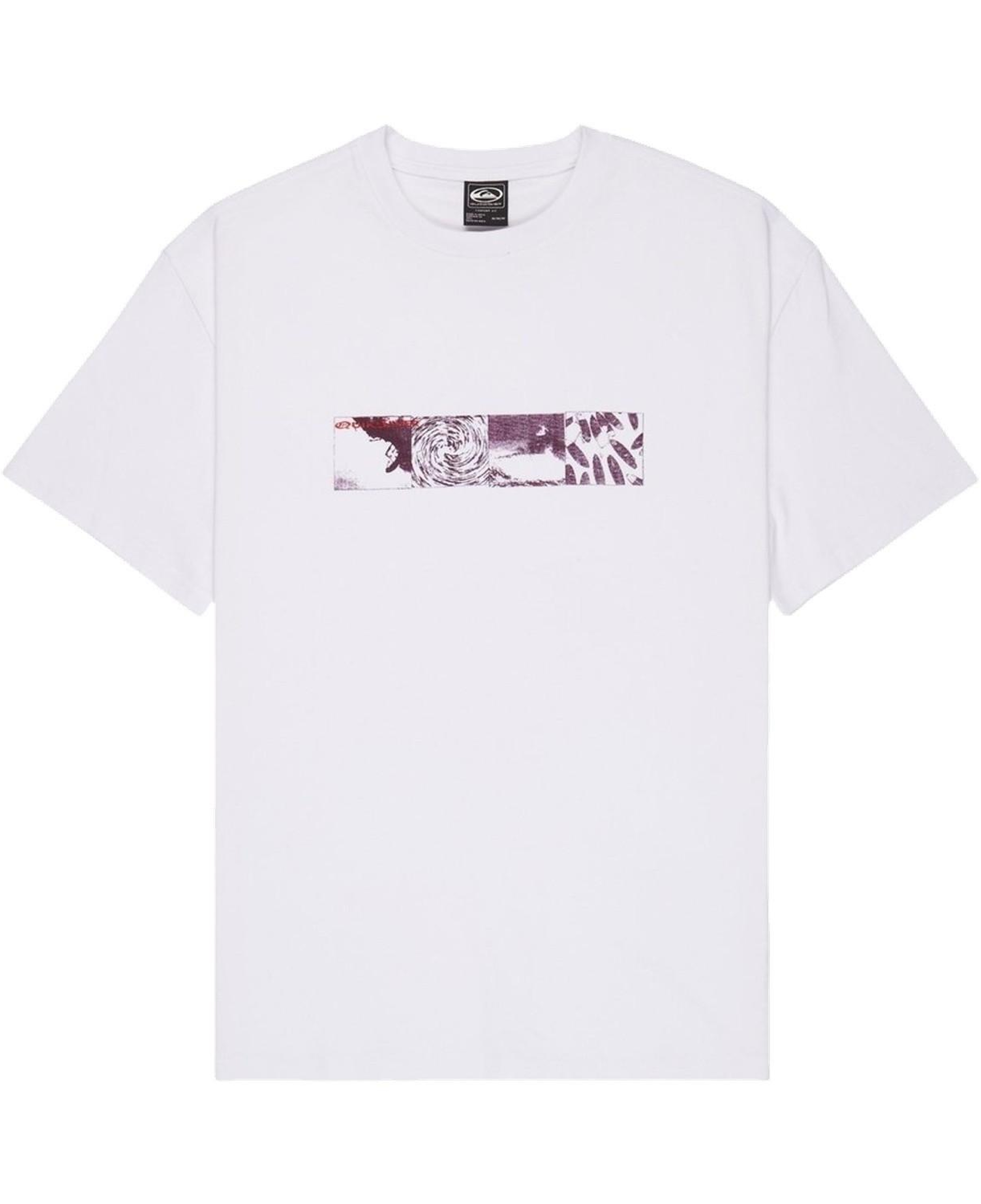 Quiksilver Mercury Vortex Erkek Beyaz Tişört