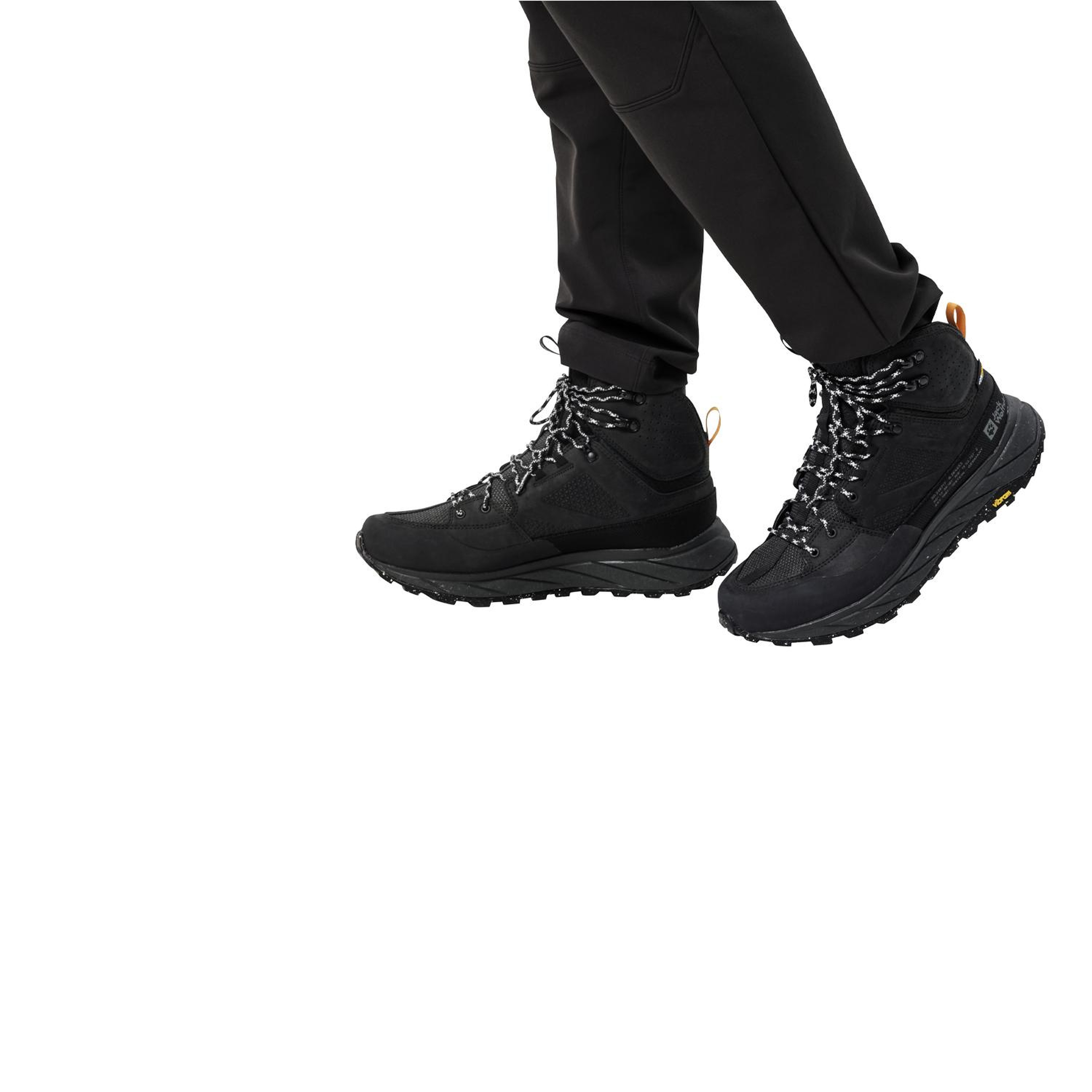 Jack Wolfskin Terraquest Texapore Mid Erkek Siyah Bot