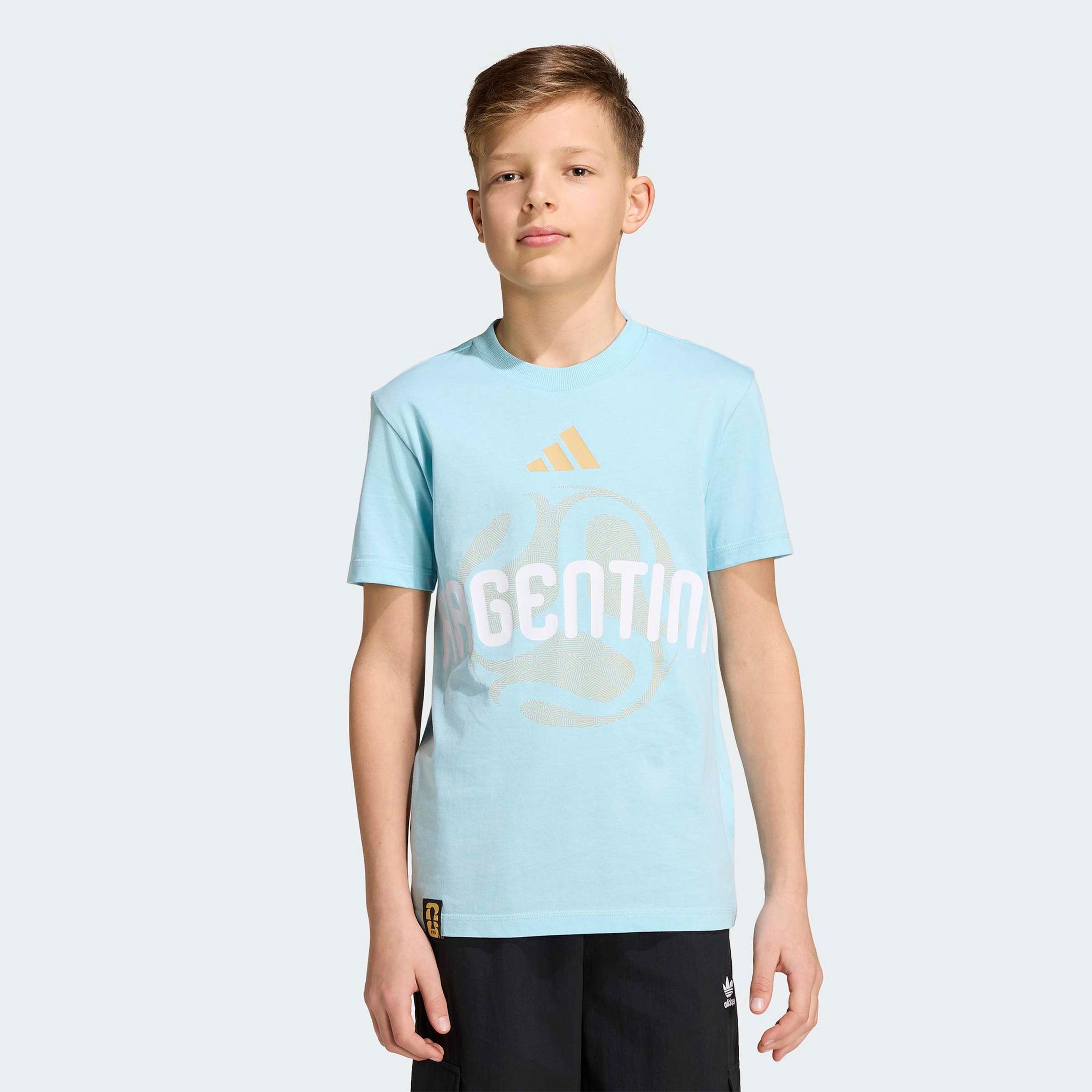 adidas Arg Olp Çocuk Mavi T-Shirt