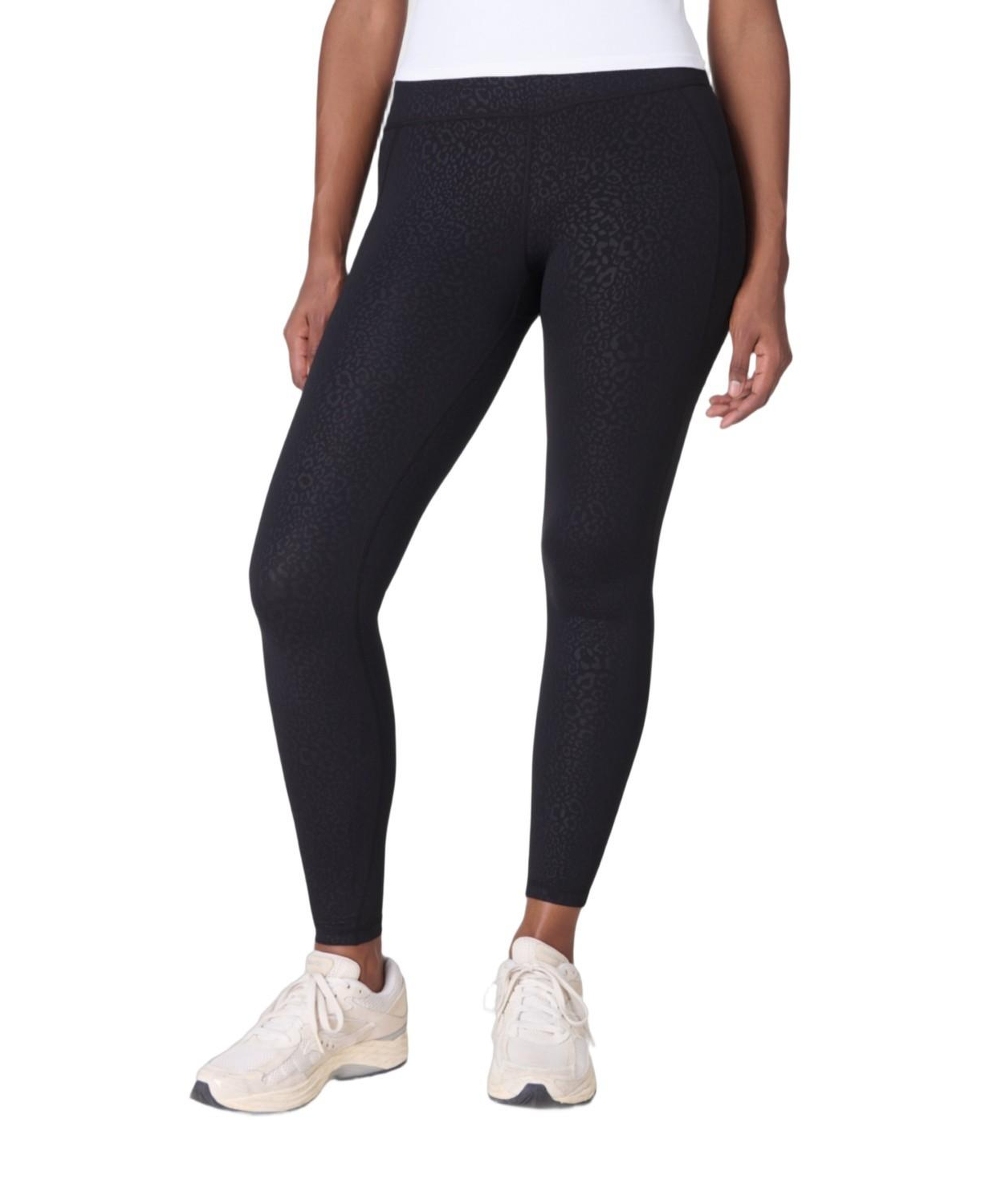 Sweaty Betty All Day Leggings Emboss Kadın Siyah Tayt