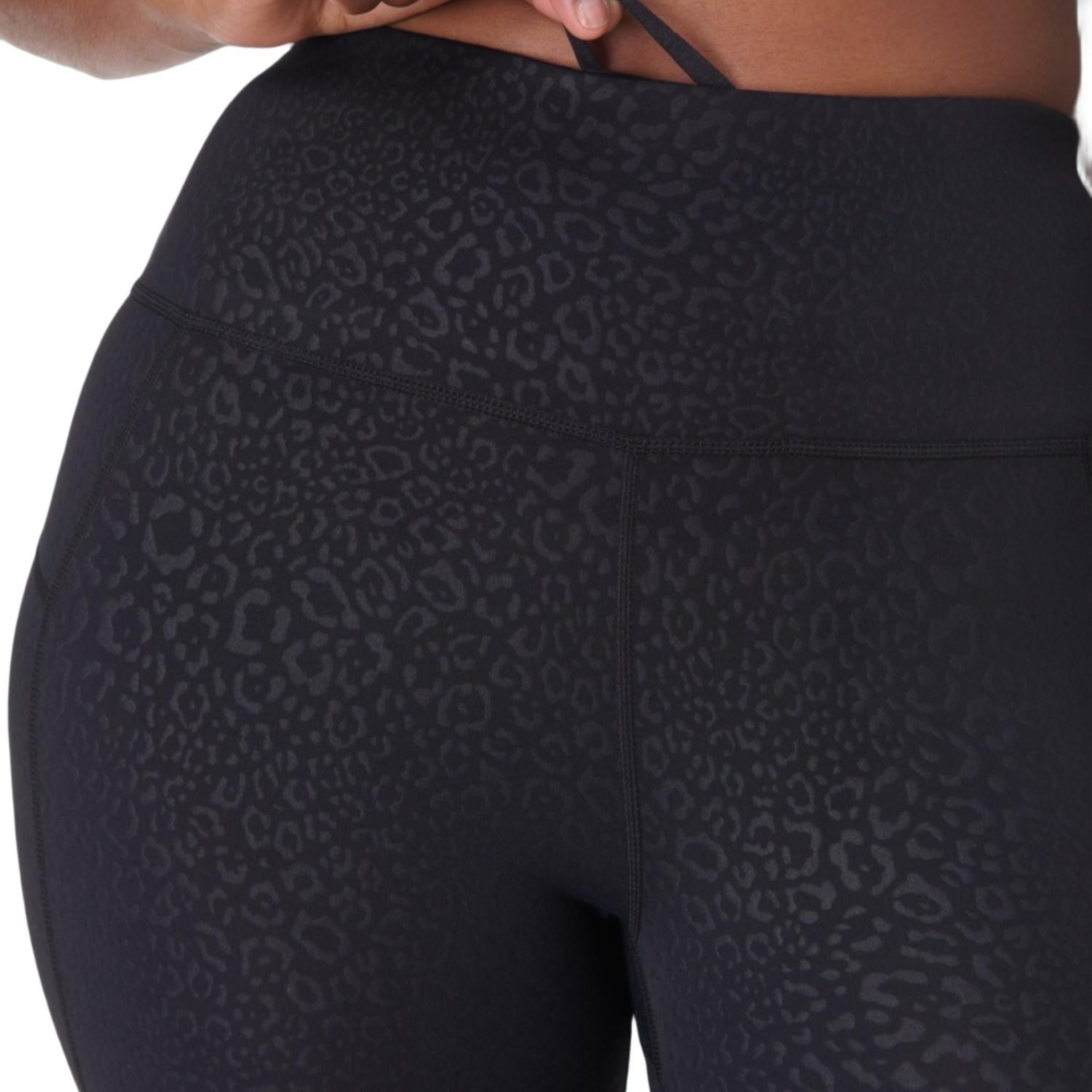 Sweaty Betty All Day Leggings Emboss Kadın Siyah Tayt