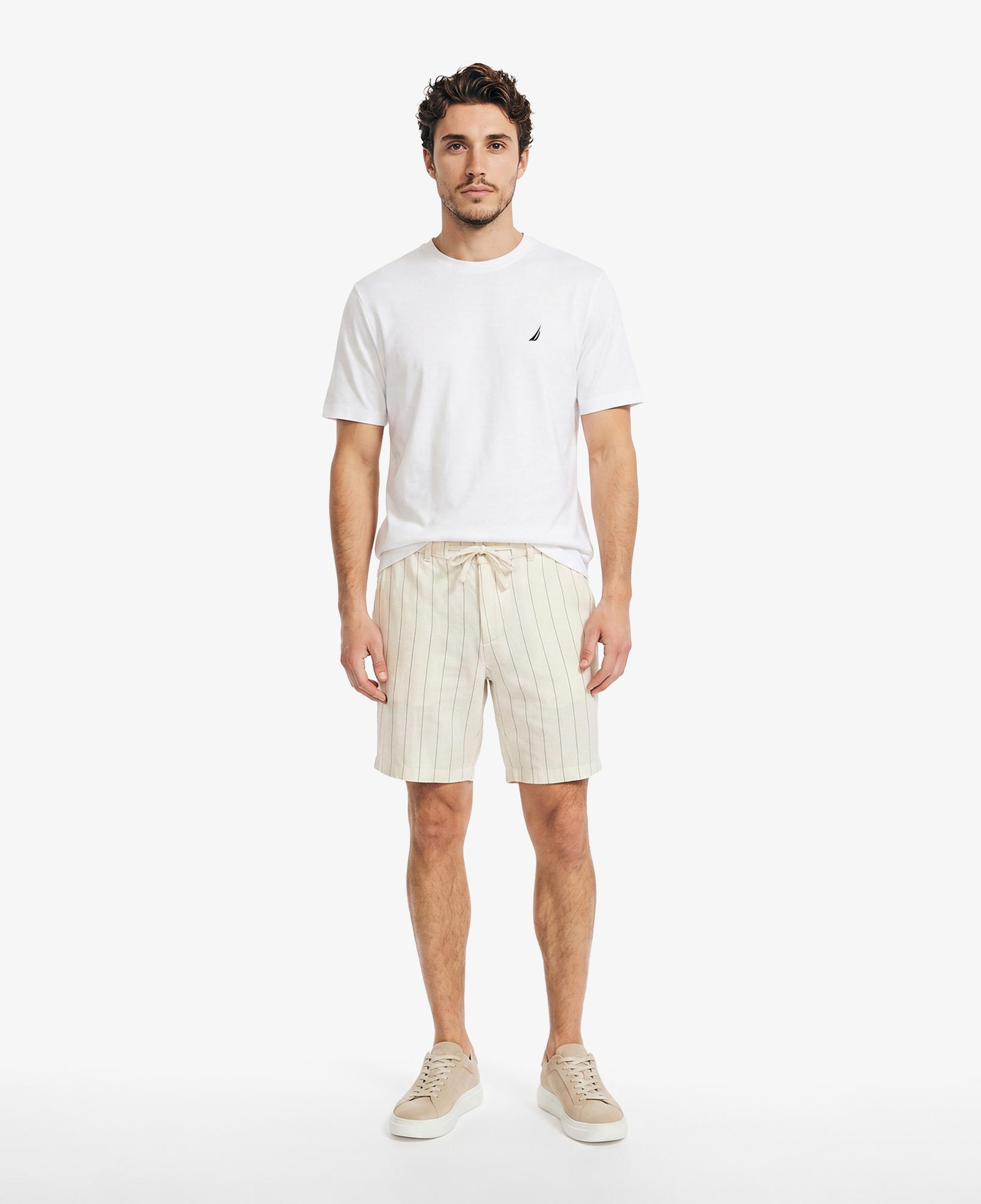 Nautica Erkek Beyaz Regular Fit T-Shirt