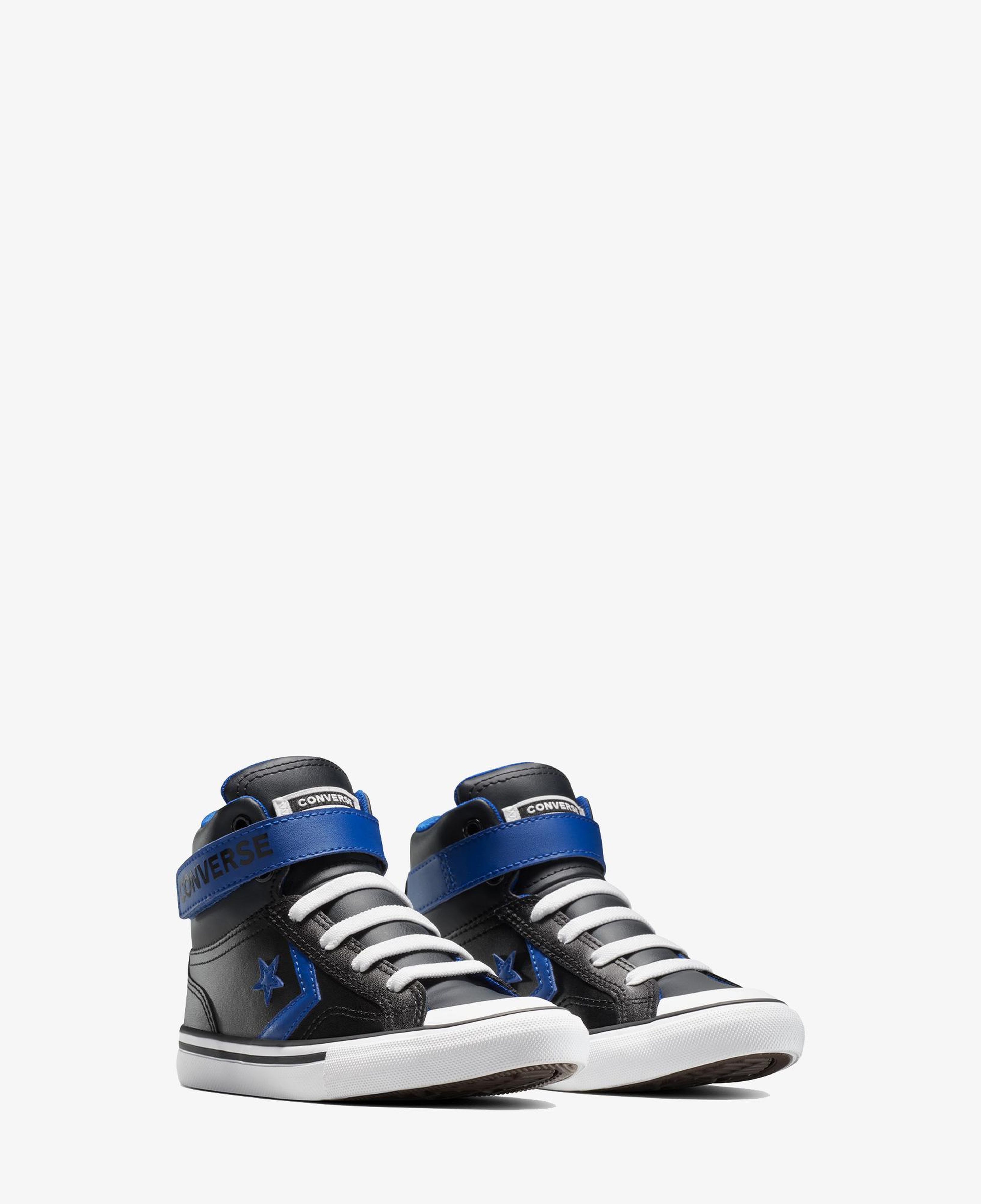 Converse Pro Blaze Strap Leather Easy On Çocuk Siyah Sneaker