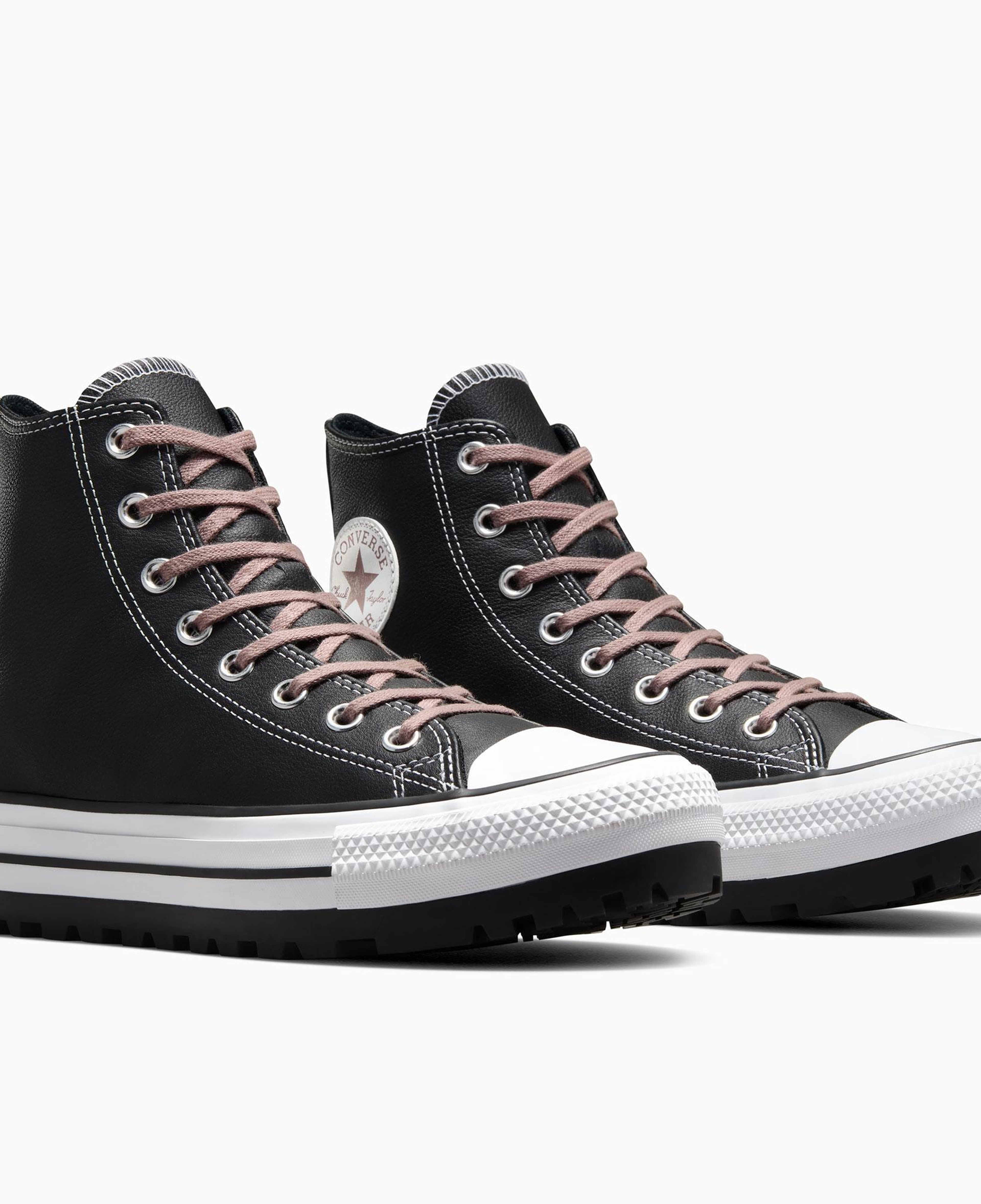 Converse Chuck Taylor All Star City Trek Unisex Siyah Deri Bot