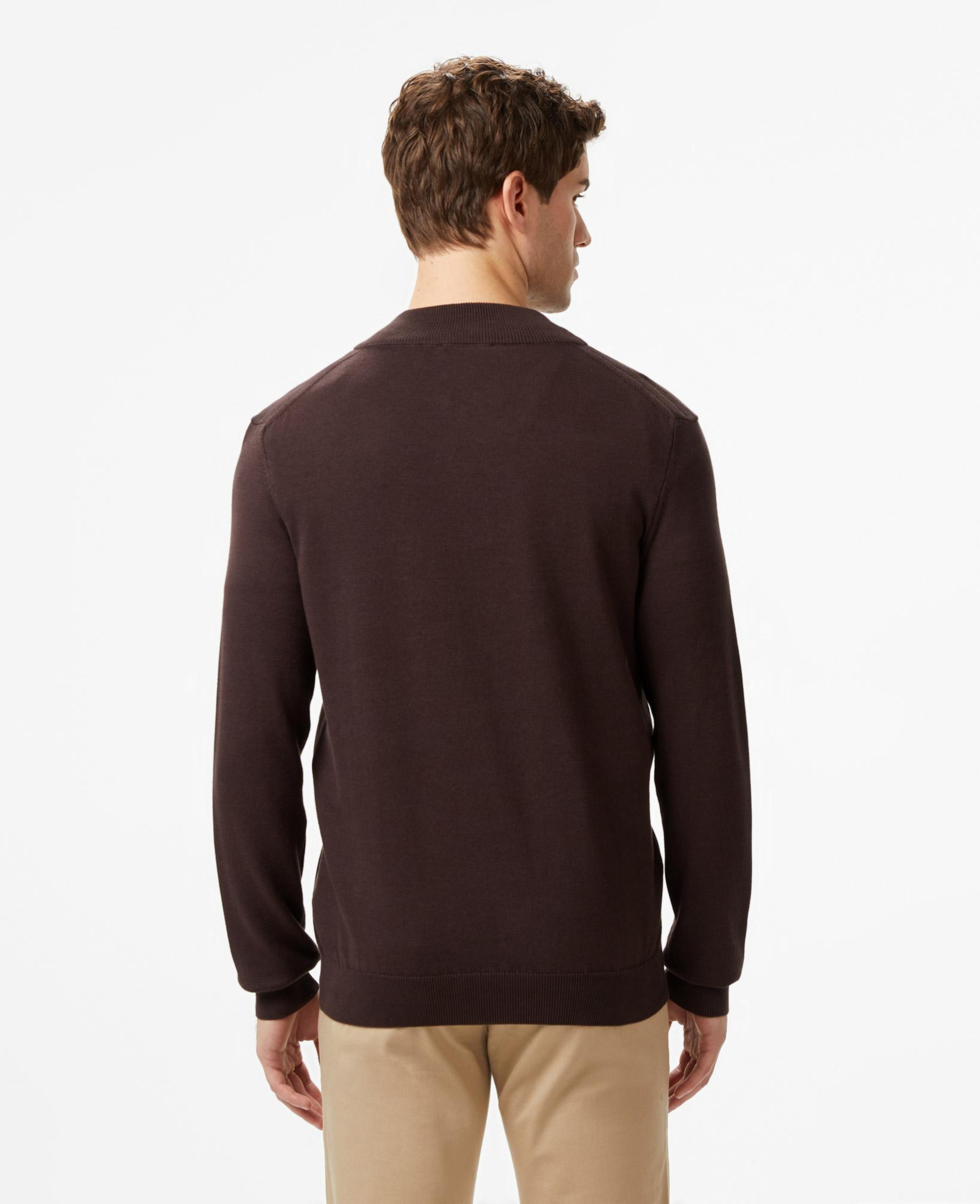Nautica Erkek Kahverengi Classic Fit Kazak