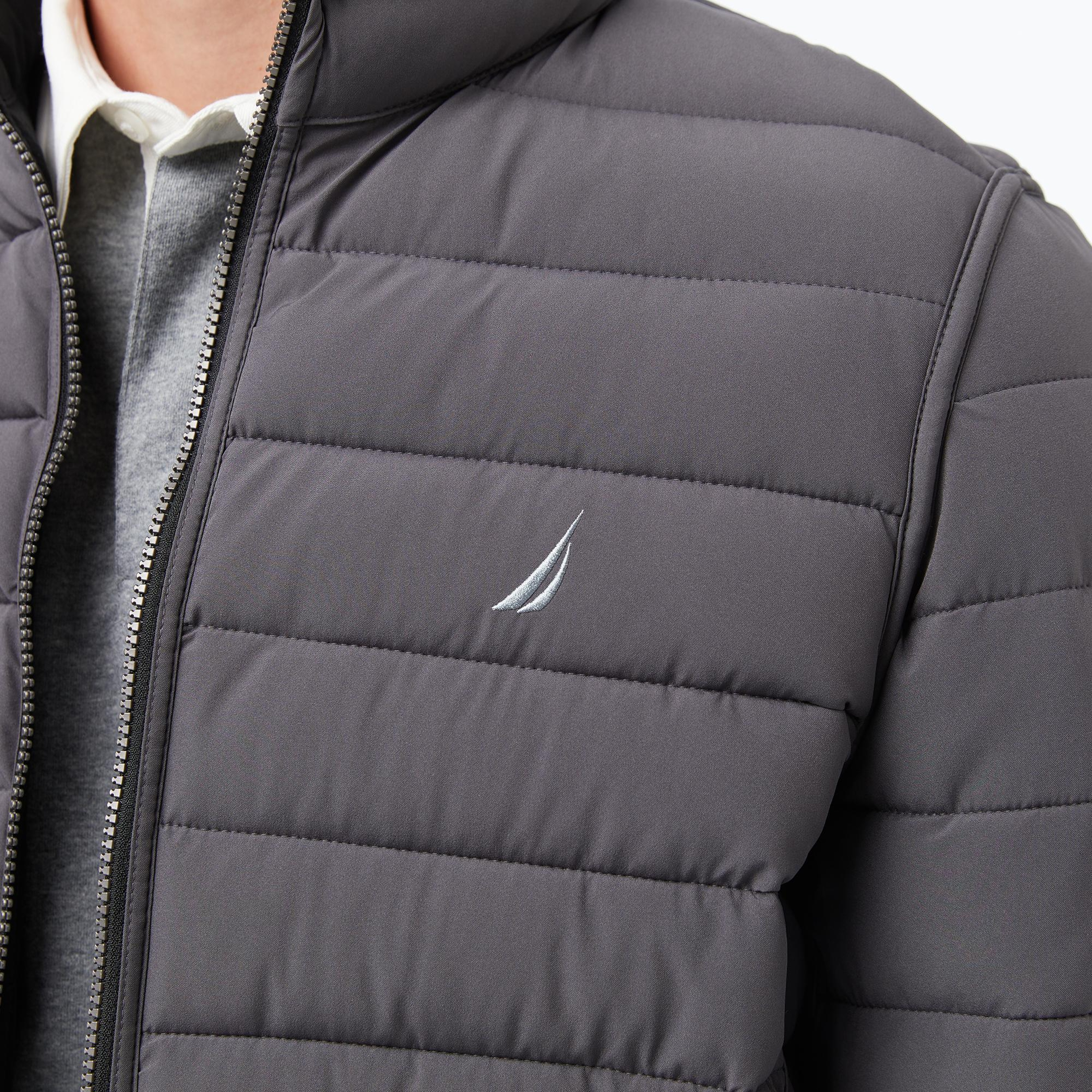 Nautica Erkek Siyah Regular Fit Çift Taraflı Mont