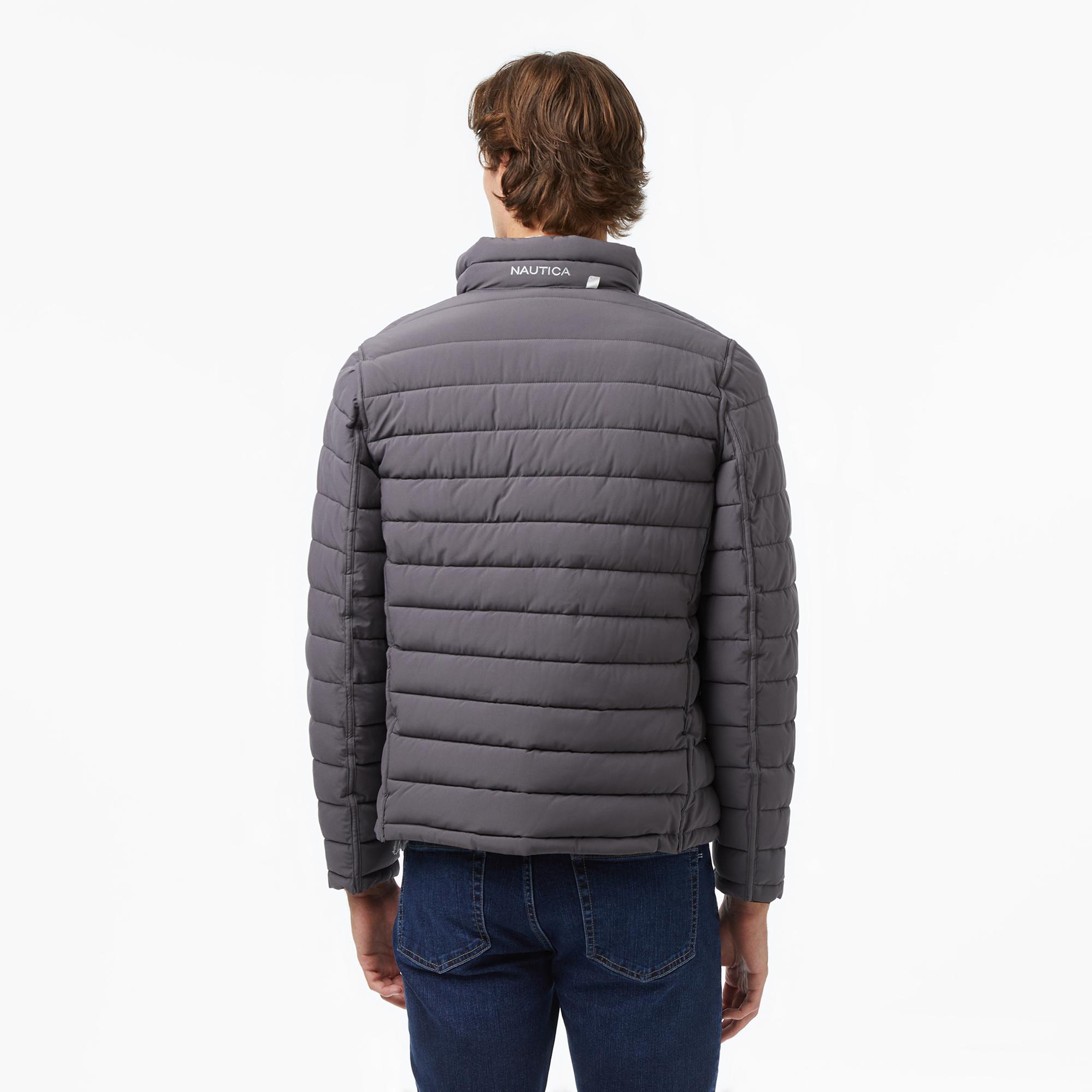 Nautica Erkek Siyah Regular Fit Çift Taraflı Mont