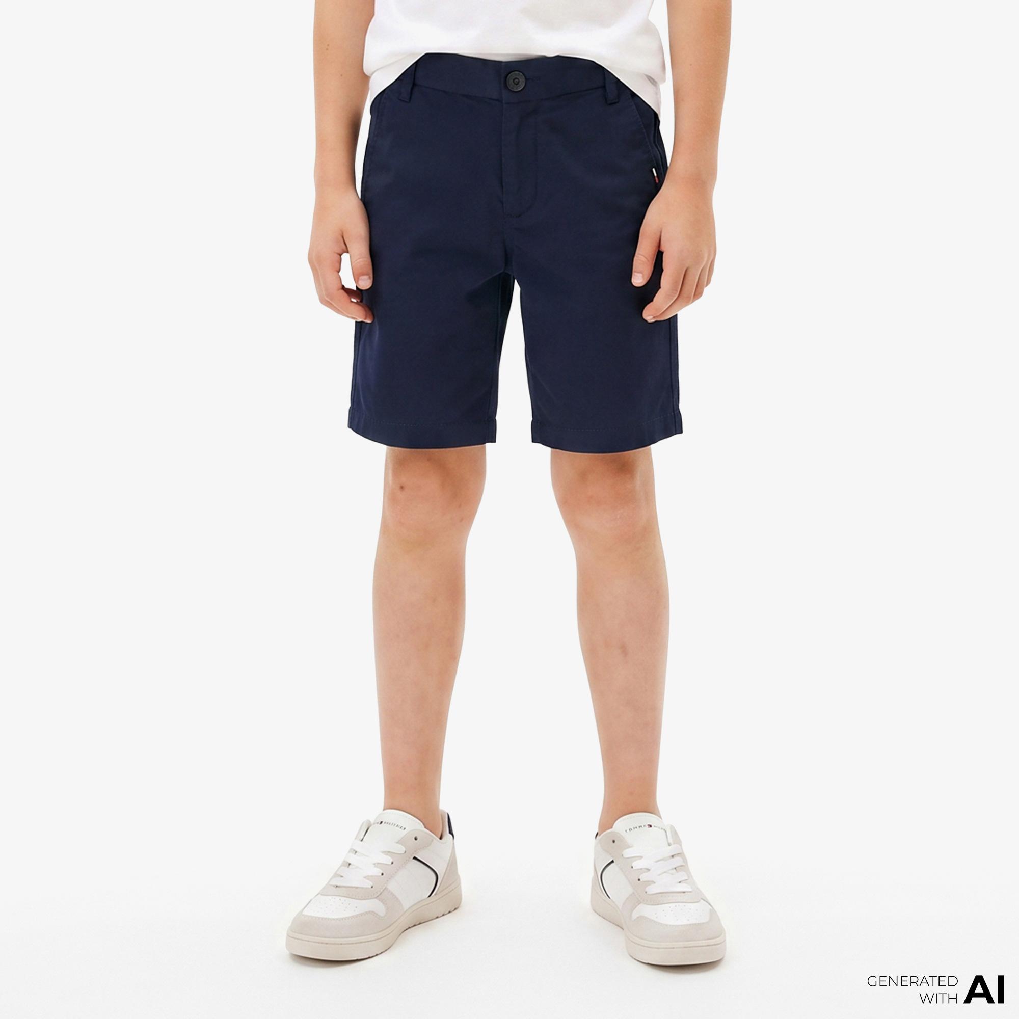 Tommy Hilfiger Essentials Çocuk Lacivert Şort