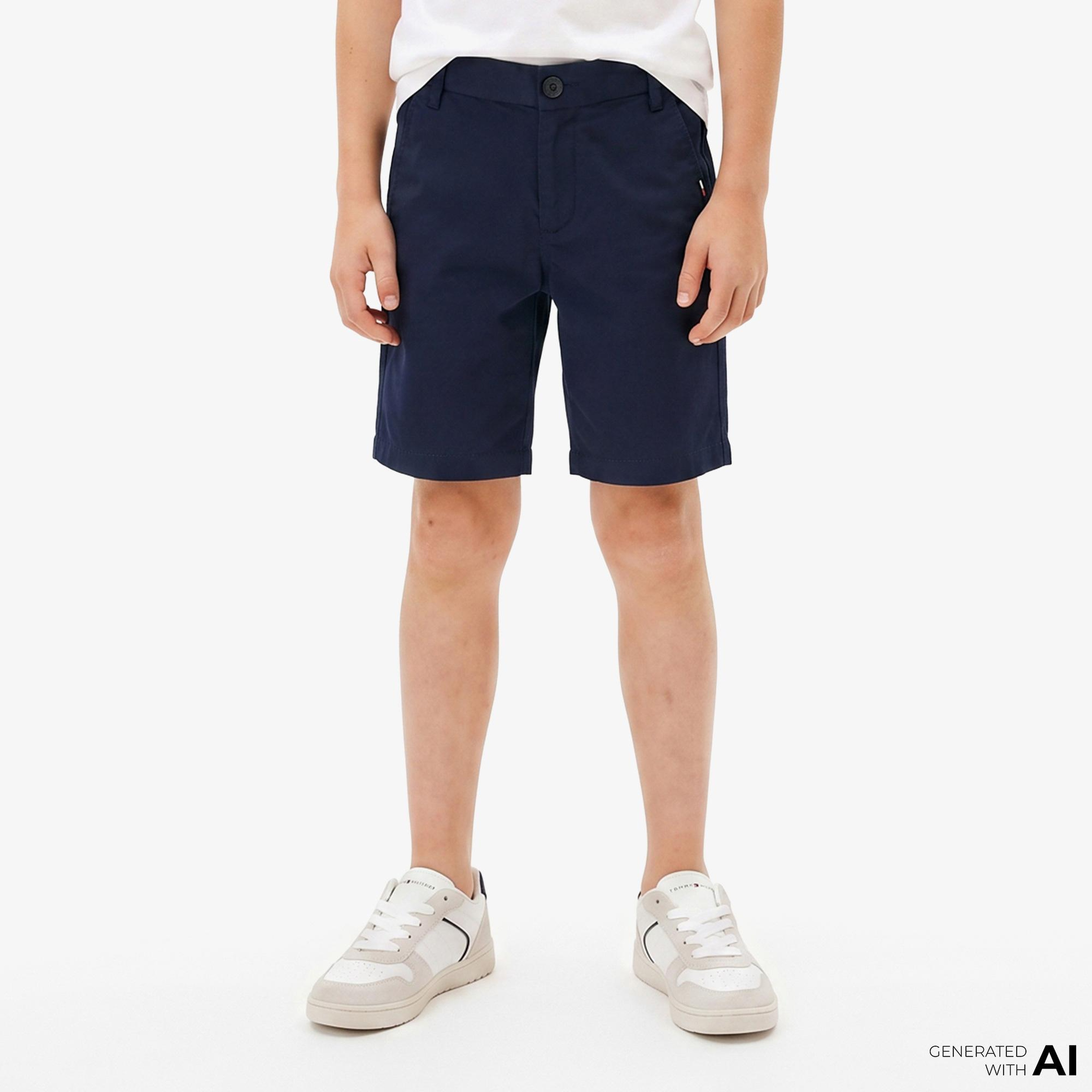 Tommy Hilfiger Essentials Çocuk Lacivert Şort