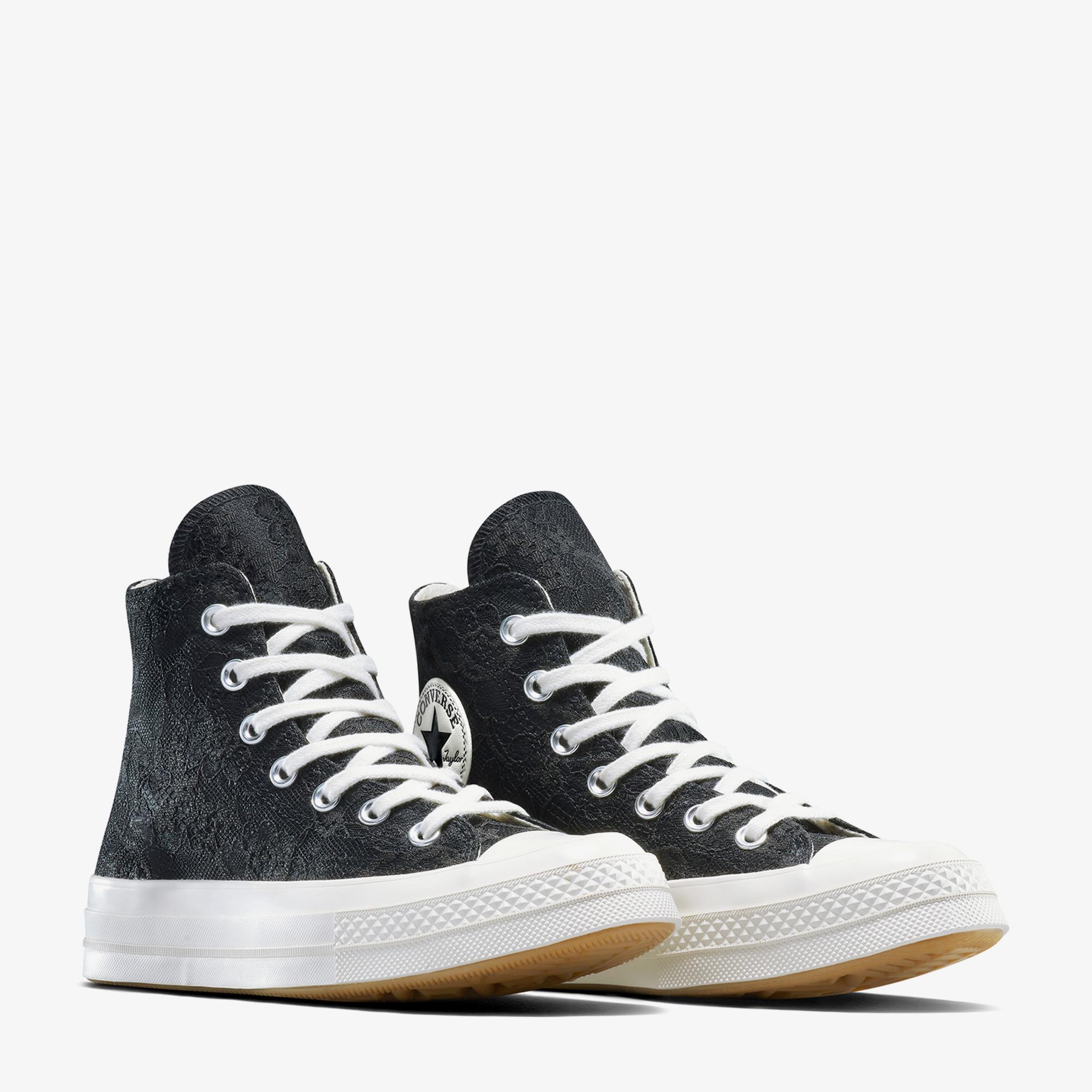 Converse Chuck 70 Kadın Dantelli Siyah Sneaker