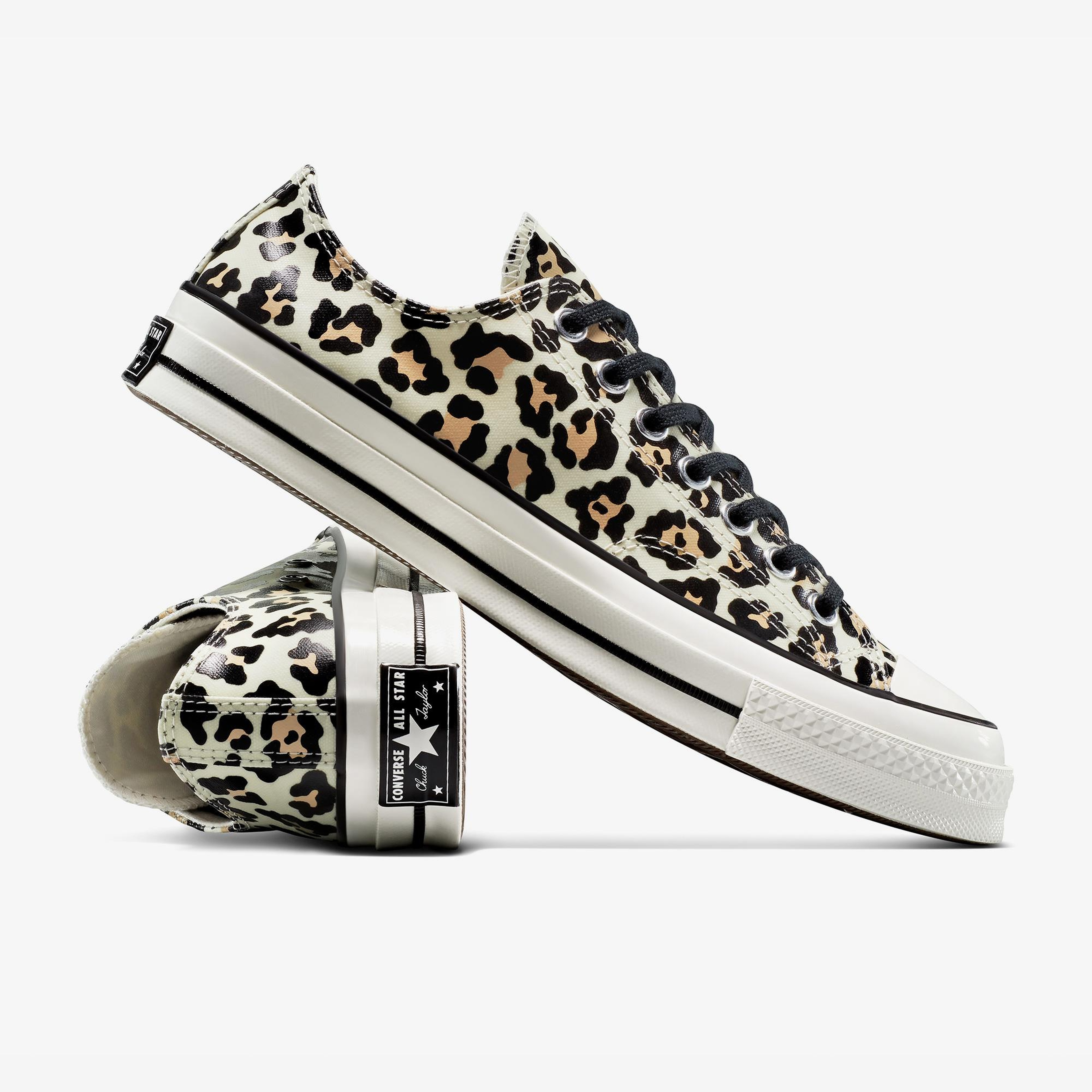 Converse Chuck 70 Glow In The Dark Leopard Print Unisex Krem Sneaker