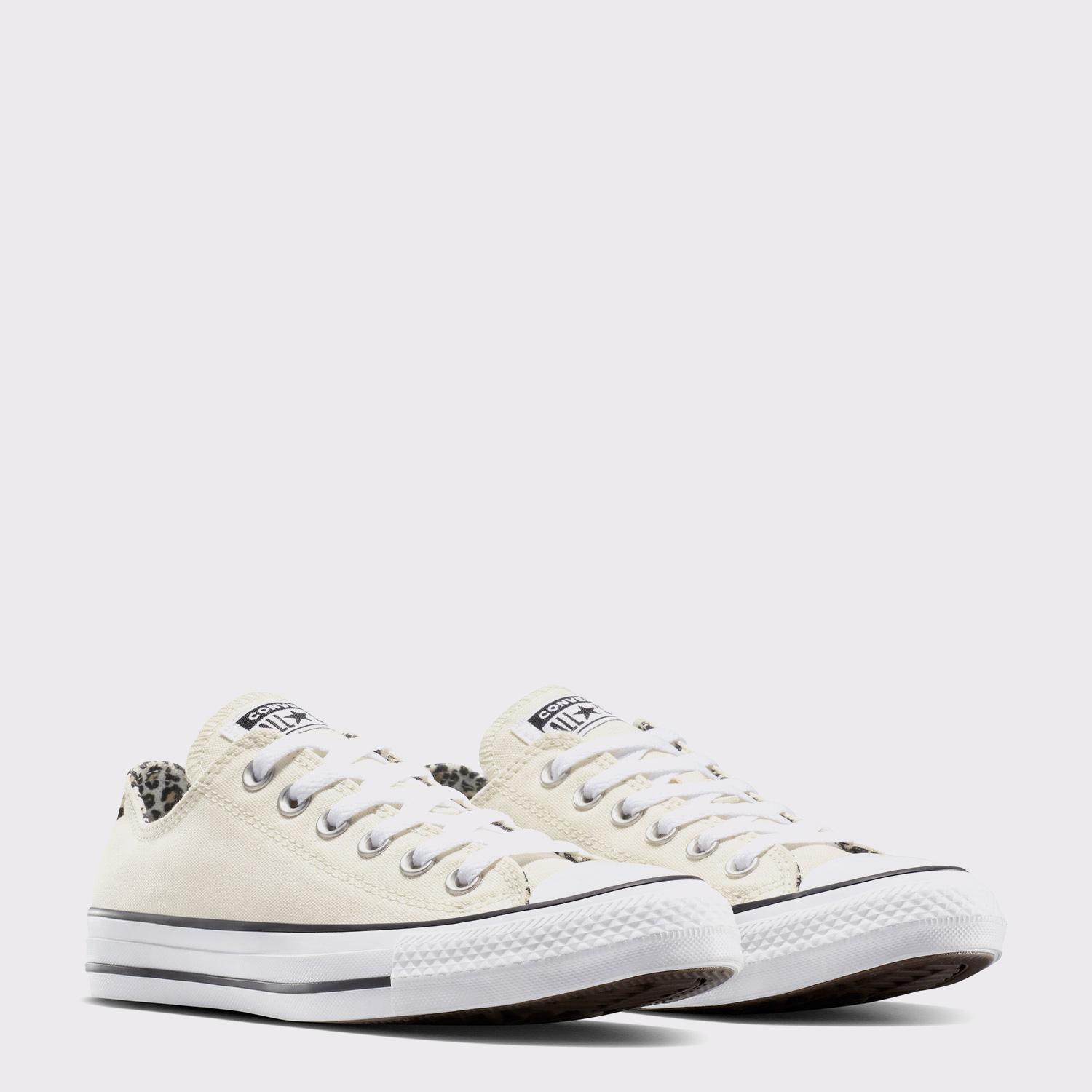 Converse Chuck Taylor All Star Leopard Unisex Krem Sneaker