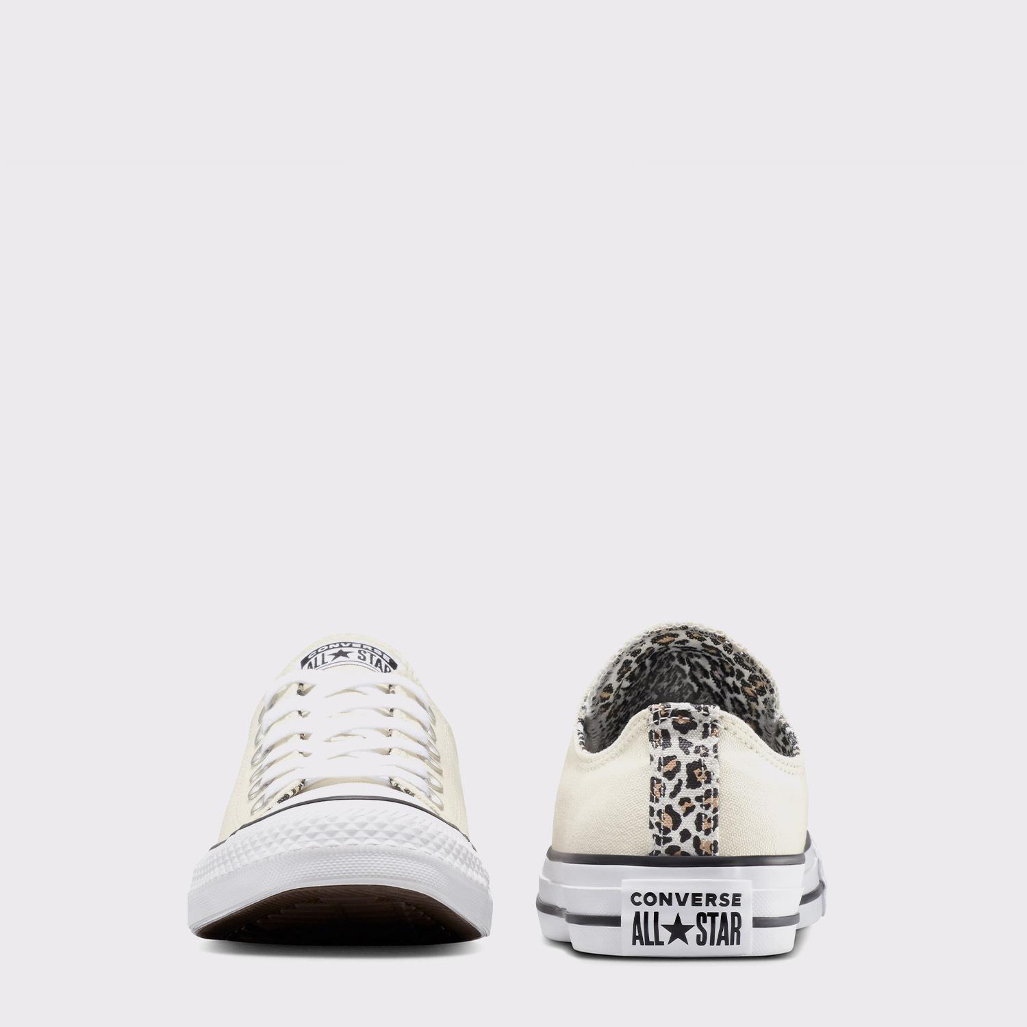 Converse Chuck Taylor All Star Leopard Unisex Krem Sneaker