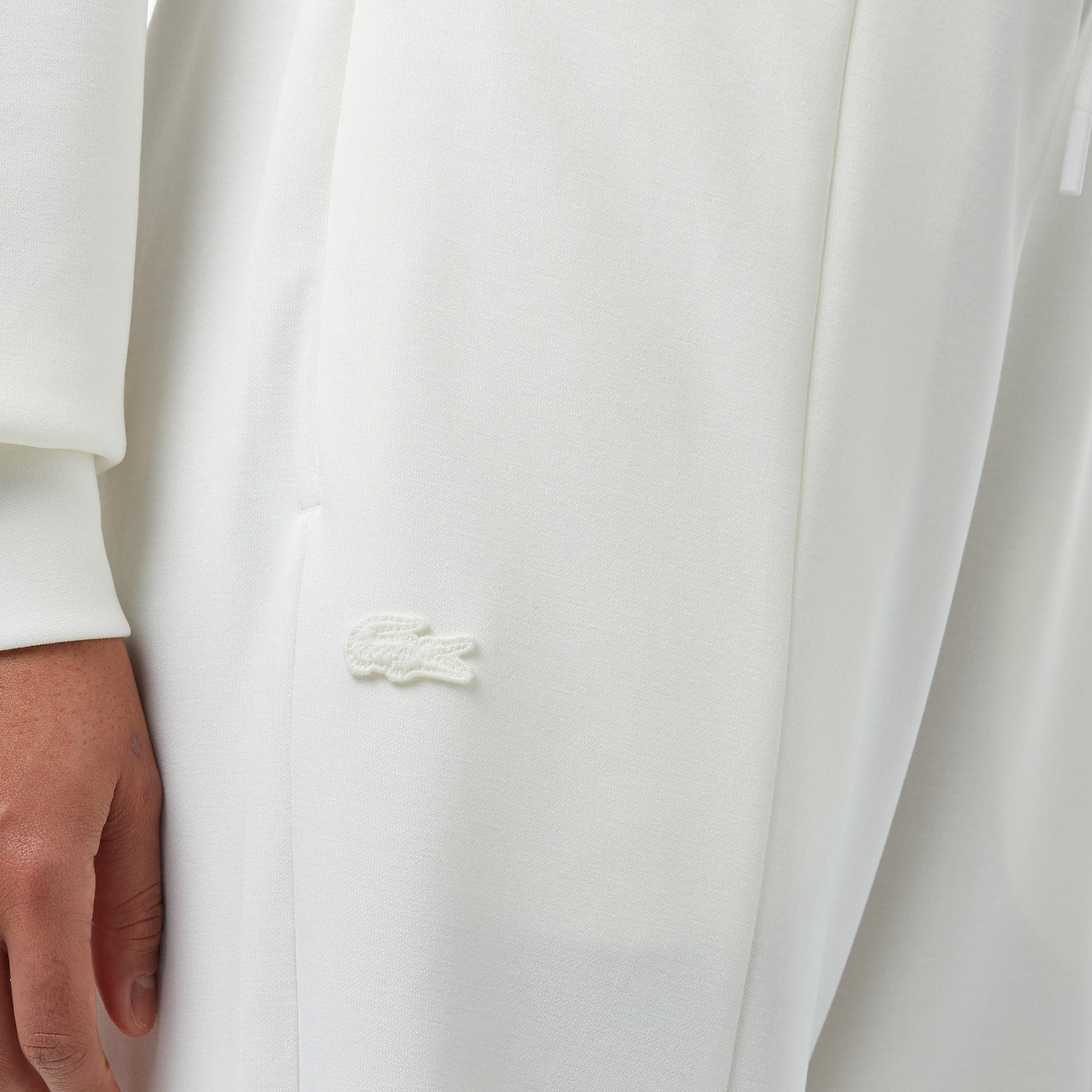 Lacoste Kadın Loose Fit Beyaz Eşofman Altı