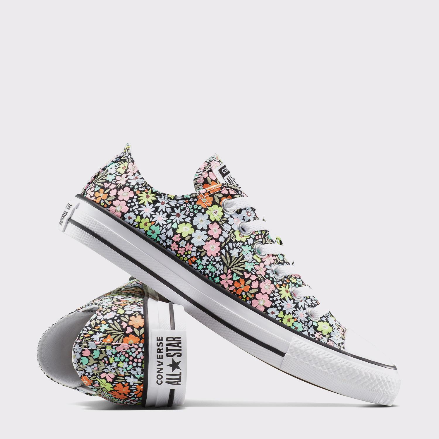 Converse Chuck Taylor All Star Mini Flowers Unisex Mavi Sneaker