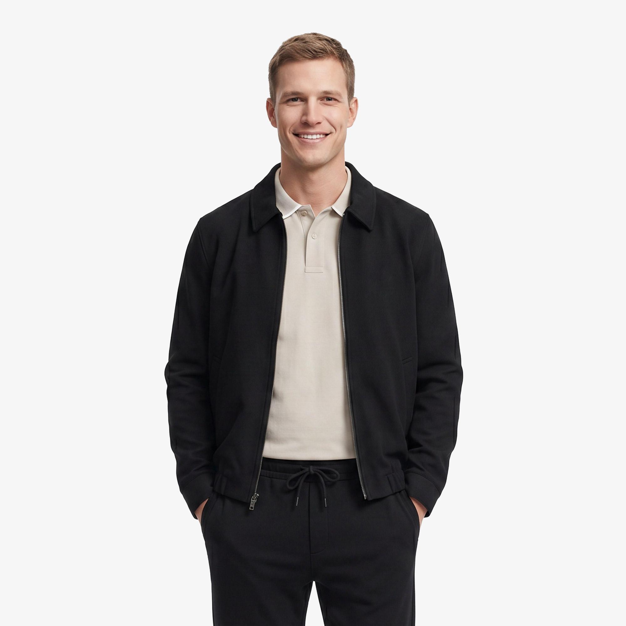 Nautica Erkek Siyah Regular Fit Ceket