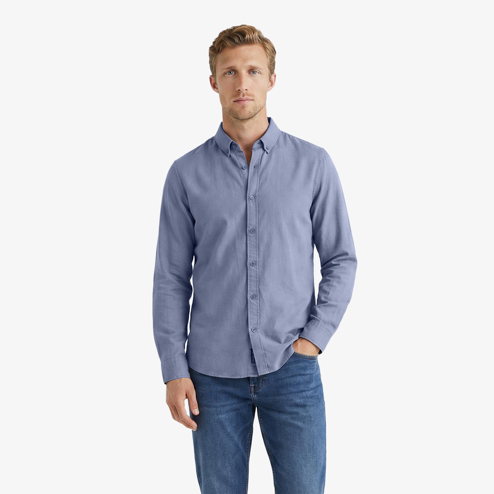 Nautica Erkek Mavi Regular Fit Gömlek