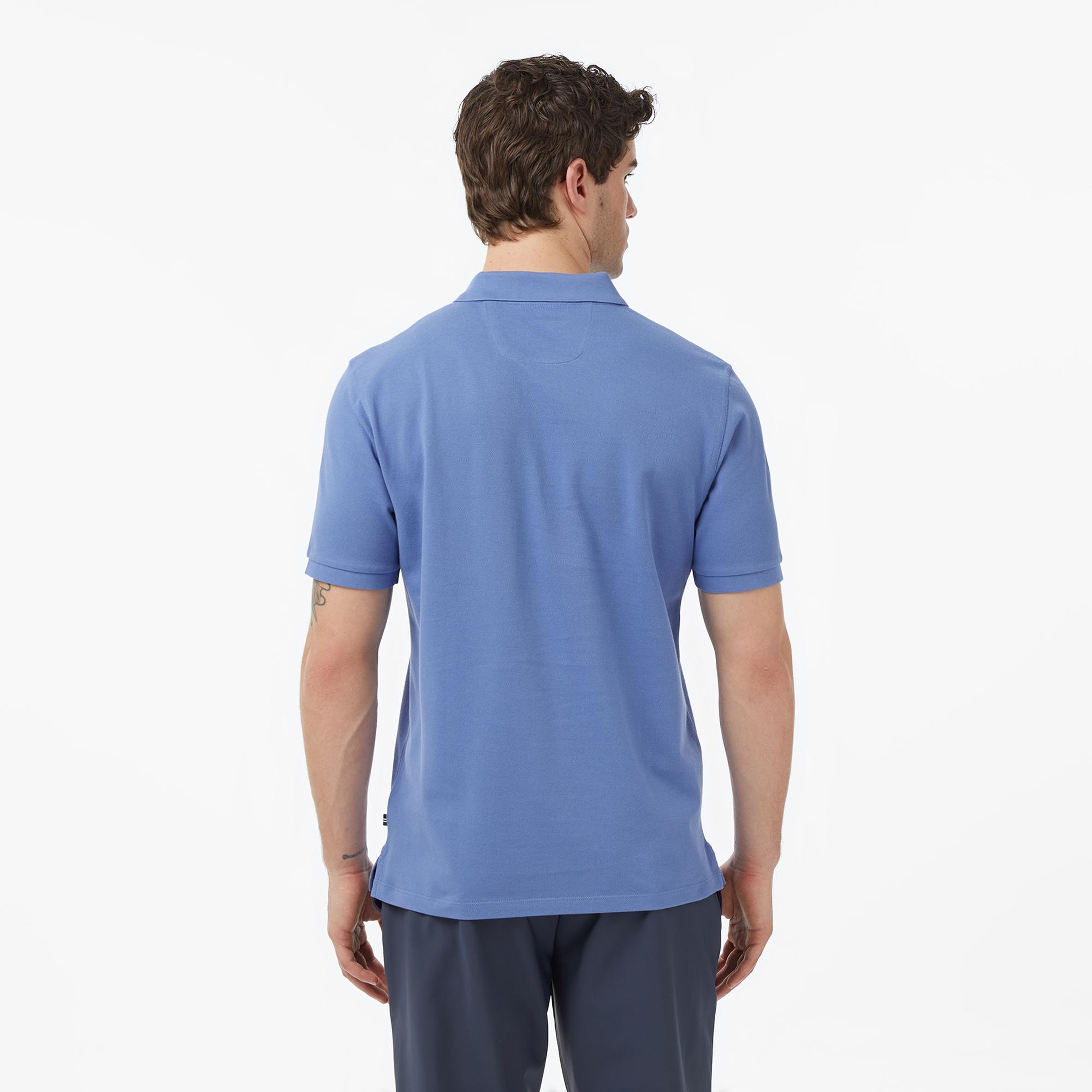 Nautica Erkek Mavi Regular Fit Polo Yaka T-Shirt