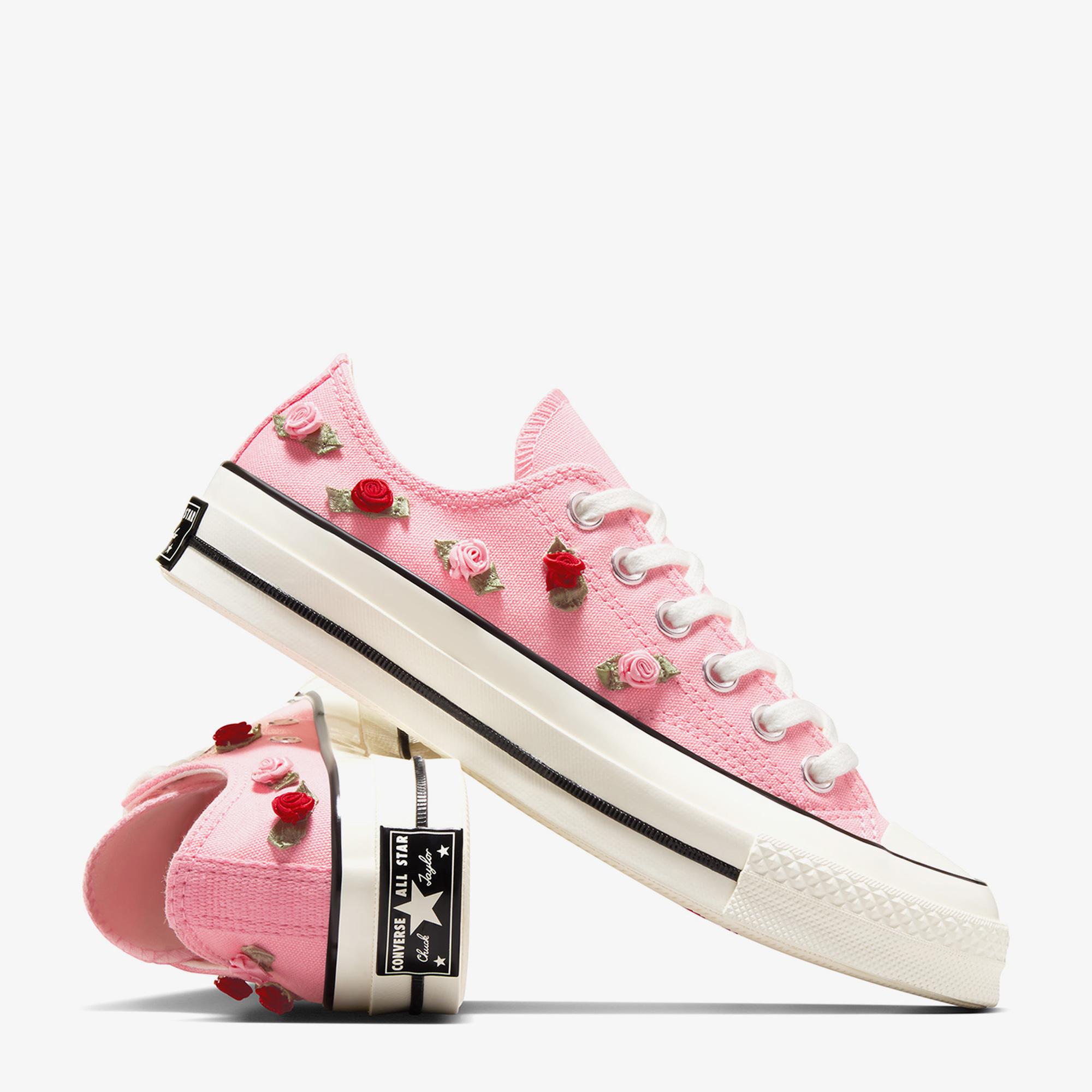 Converse Chuck 70 Roses Unisex Pembe Sneaker